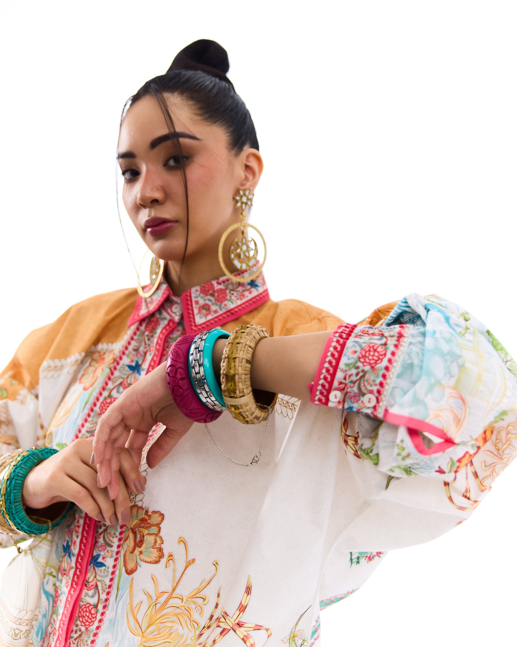 J'adore : Faiza - Ivory/Orange