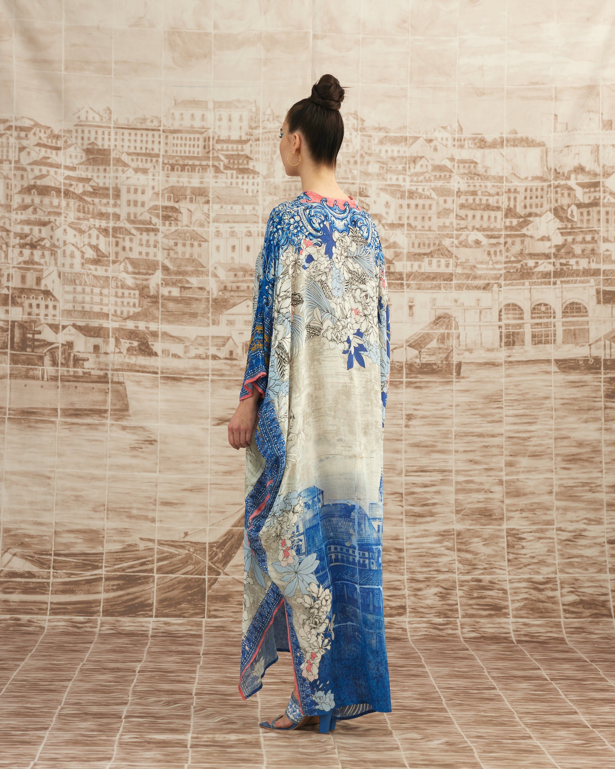 Love in Portofino (Portofino) : Elenor - Blue/Coral