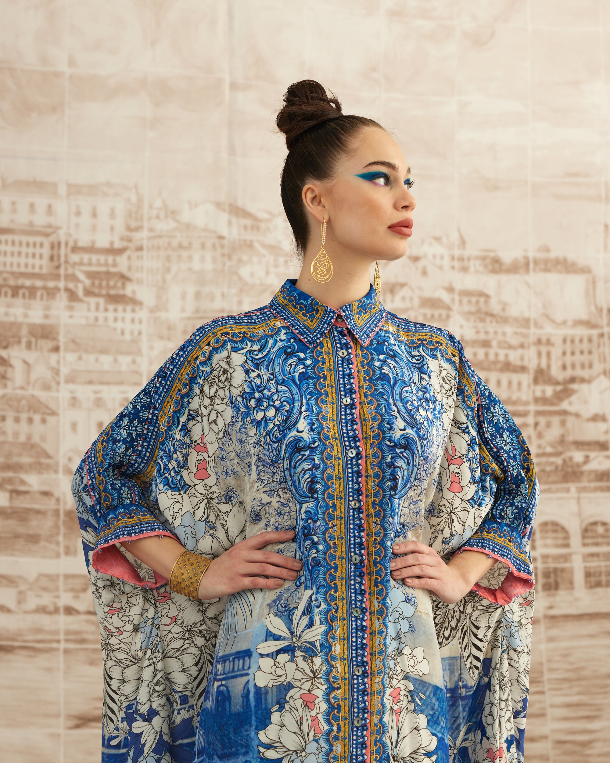 Love in Portofino (Portofino) : Kamara - Blue/Coral