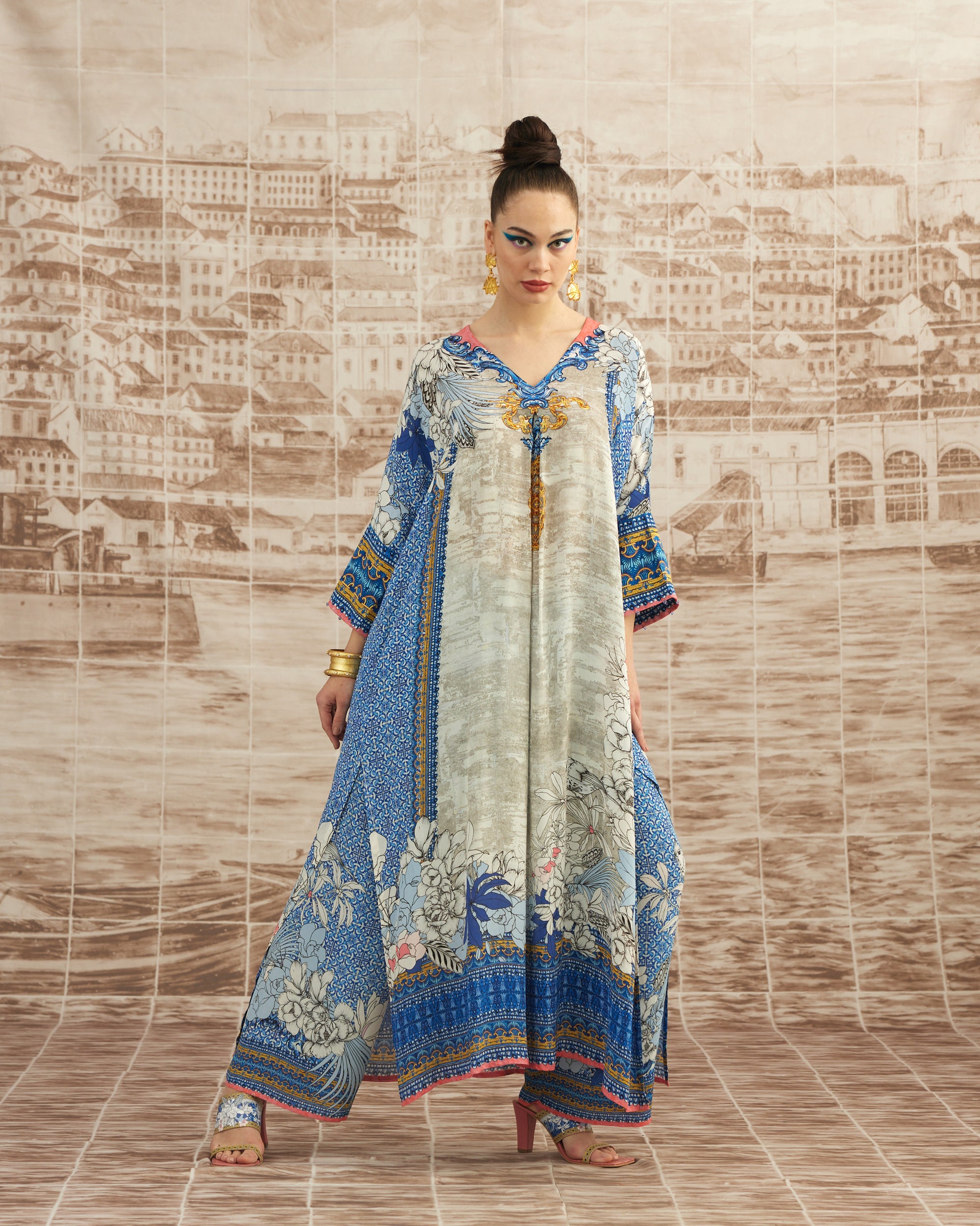 Love in Portofino (Portofino) : Banera - Blue/Coral