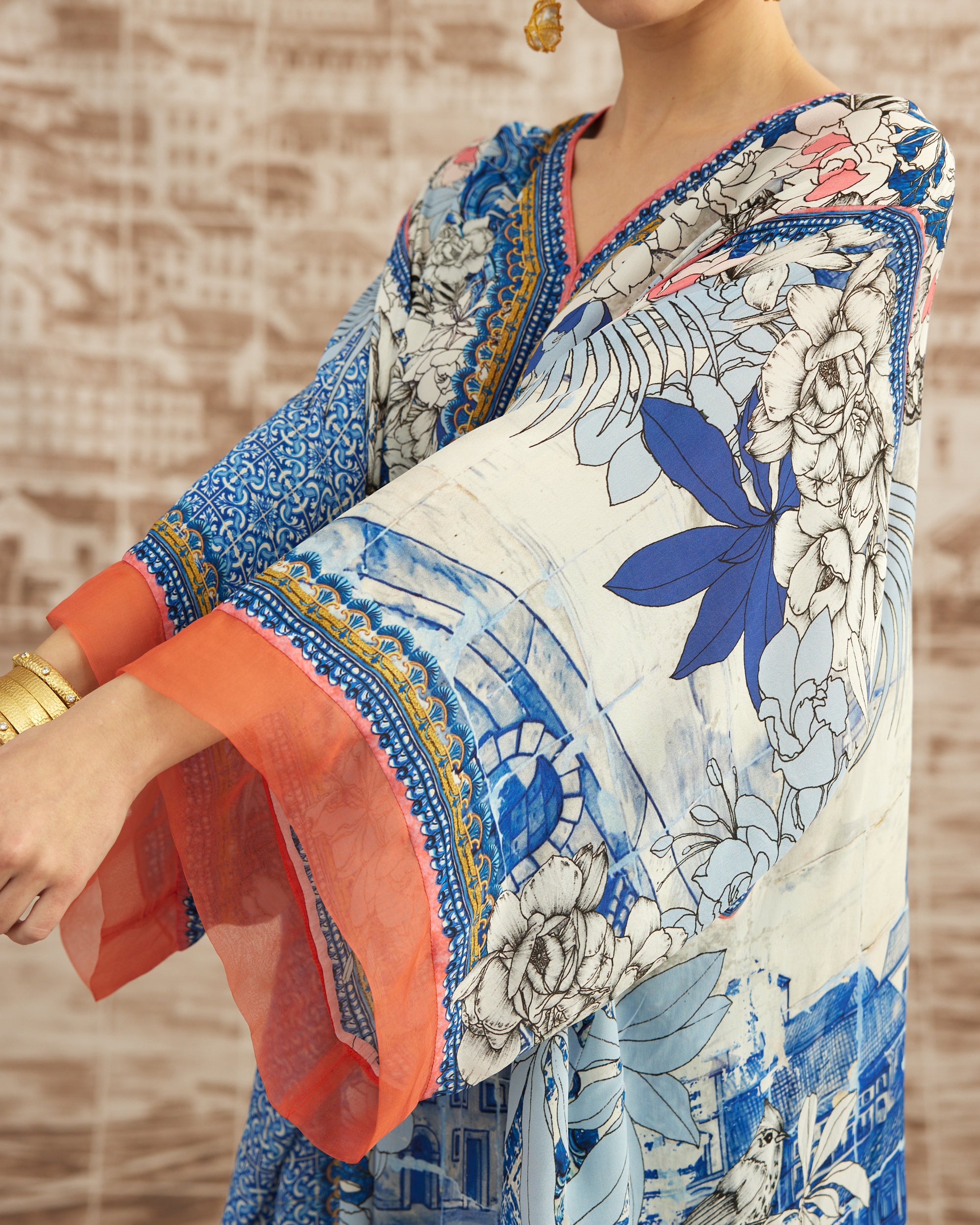 Love in Portofino (Portofino) : Olivia - Blue/Coral