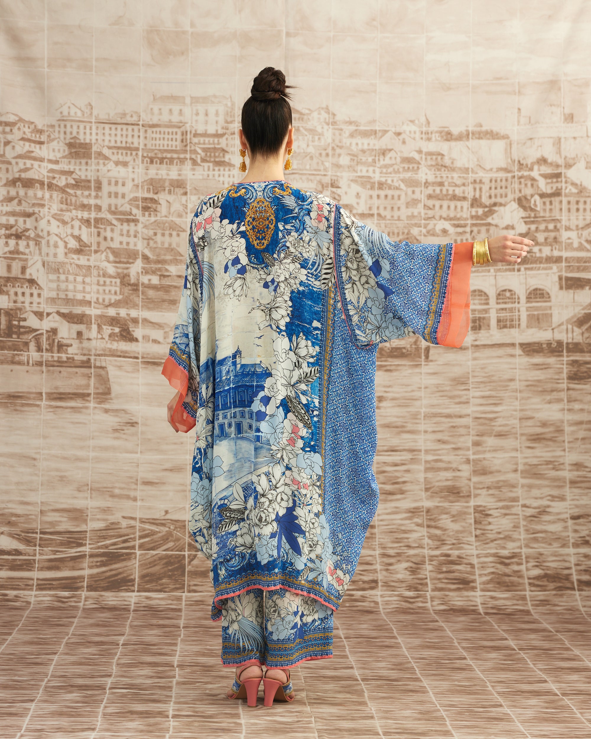 Love in Portofino (Portofino) : Olivia - Blue/Coral