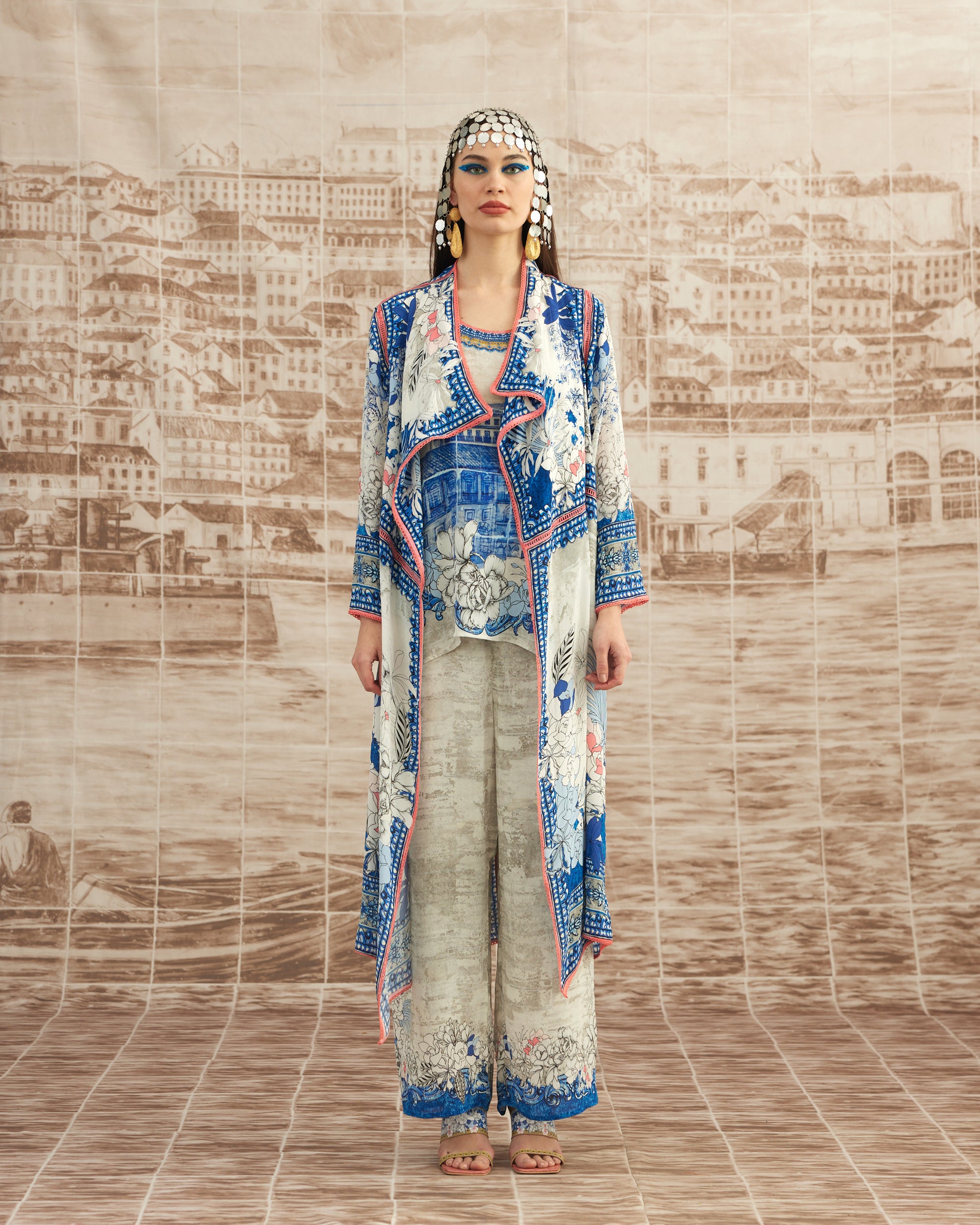 Love in Portofino (Portofino) : Ursula - Blue/Coral
