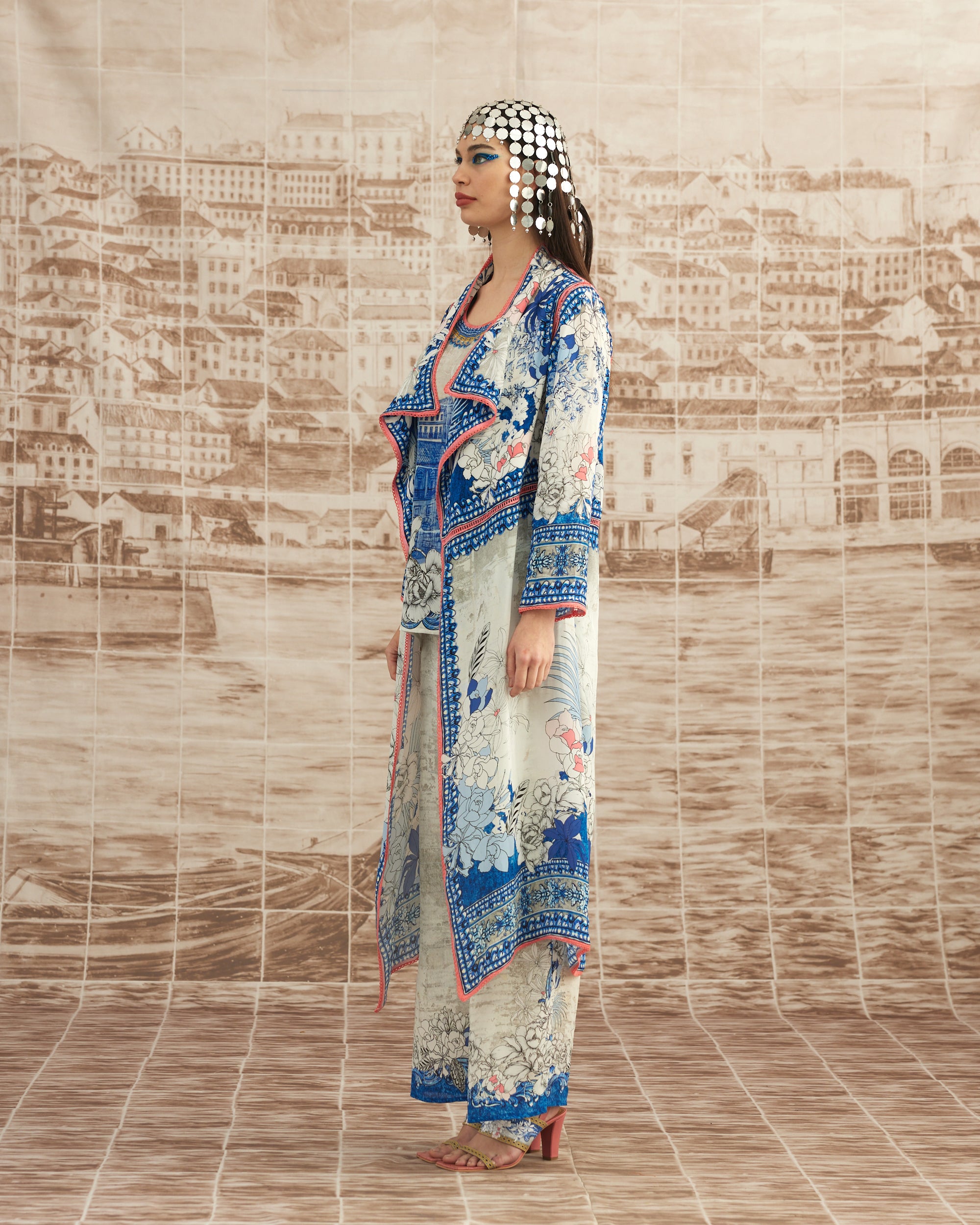 Love in Portofino (Portofino) : Ursula - Blue/Coral