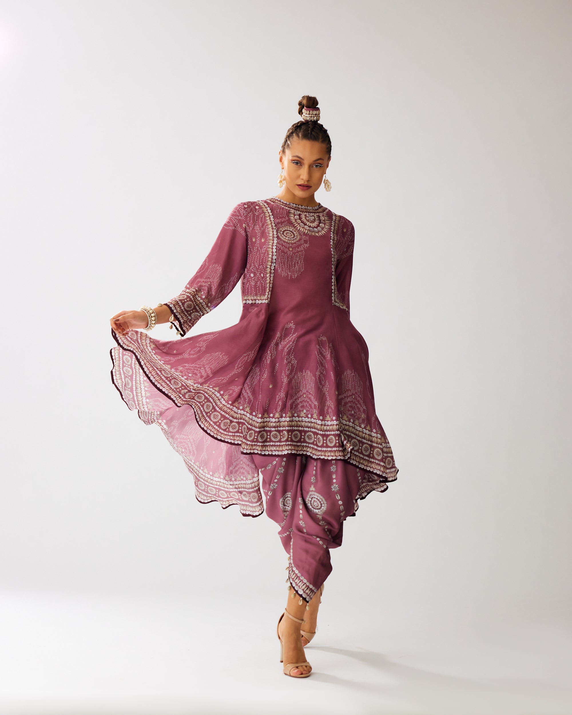 Zohra : Aamilah/Salwar - Vintage Rose