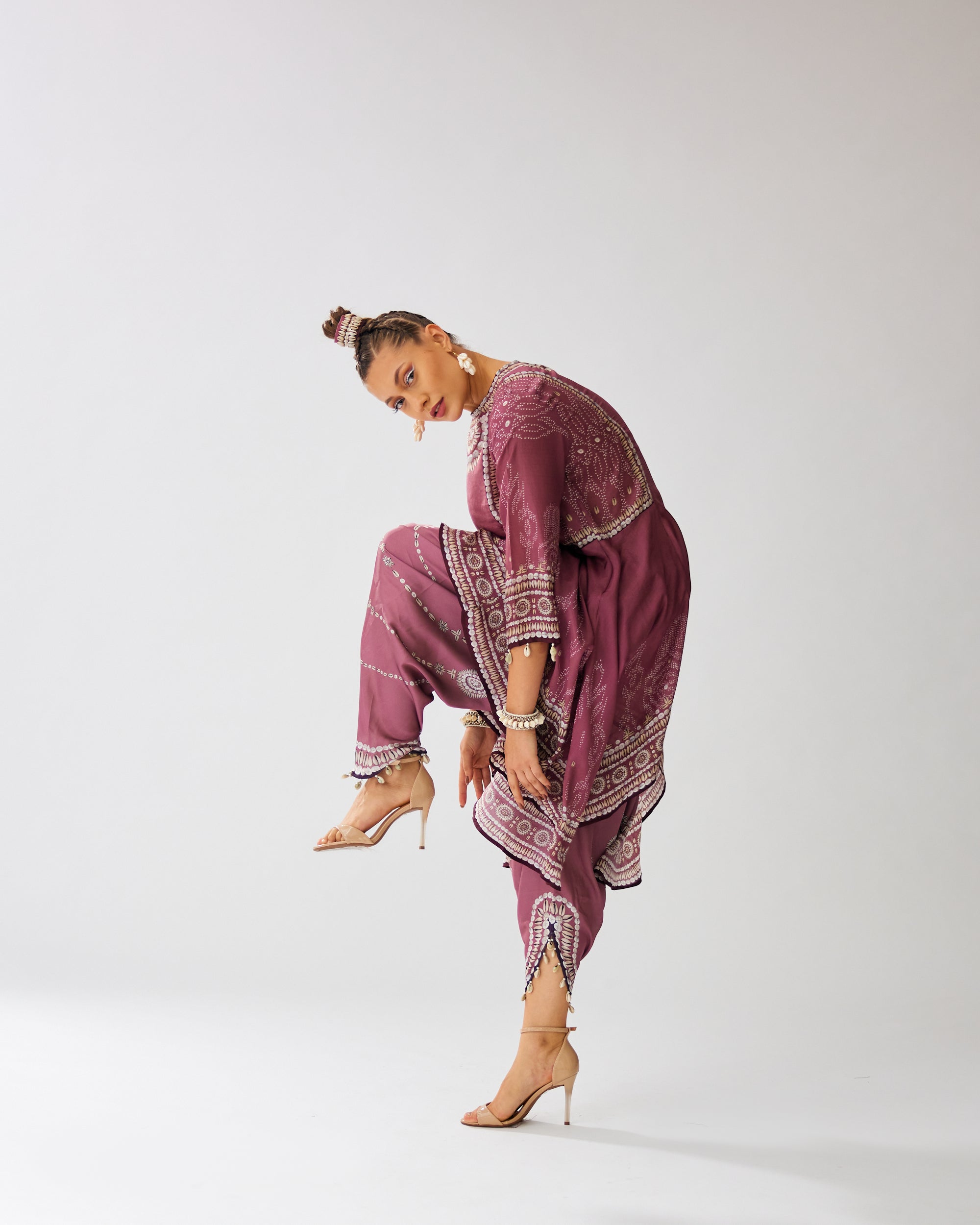 Zohra : Aamilah/Salwar - Vintage Rose