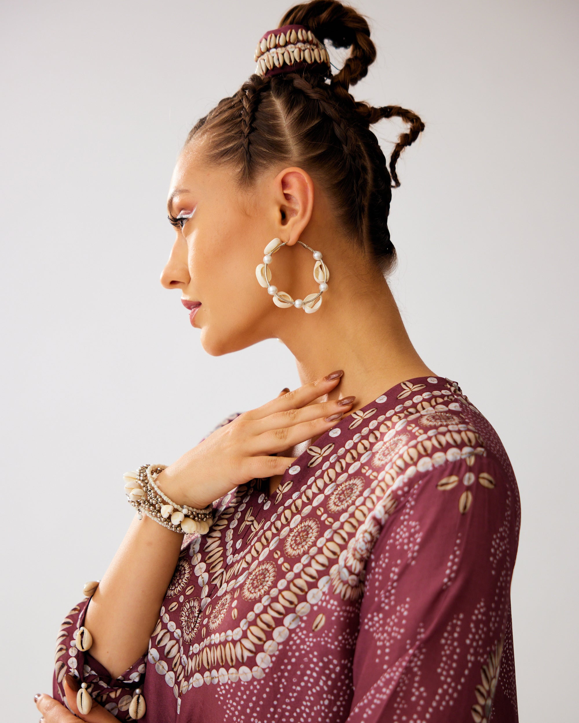 Zohra : Aarvi/Salwar - Vintage Rose