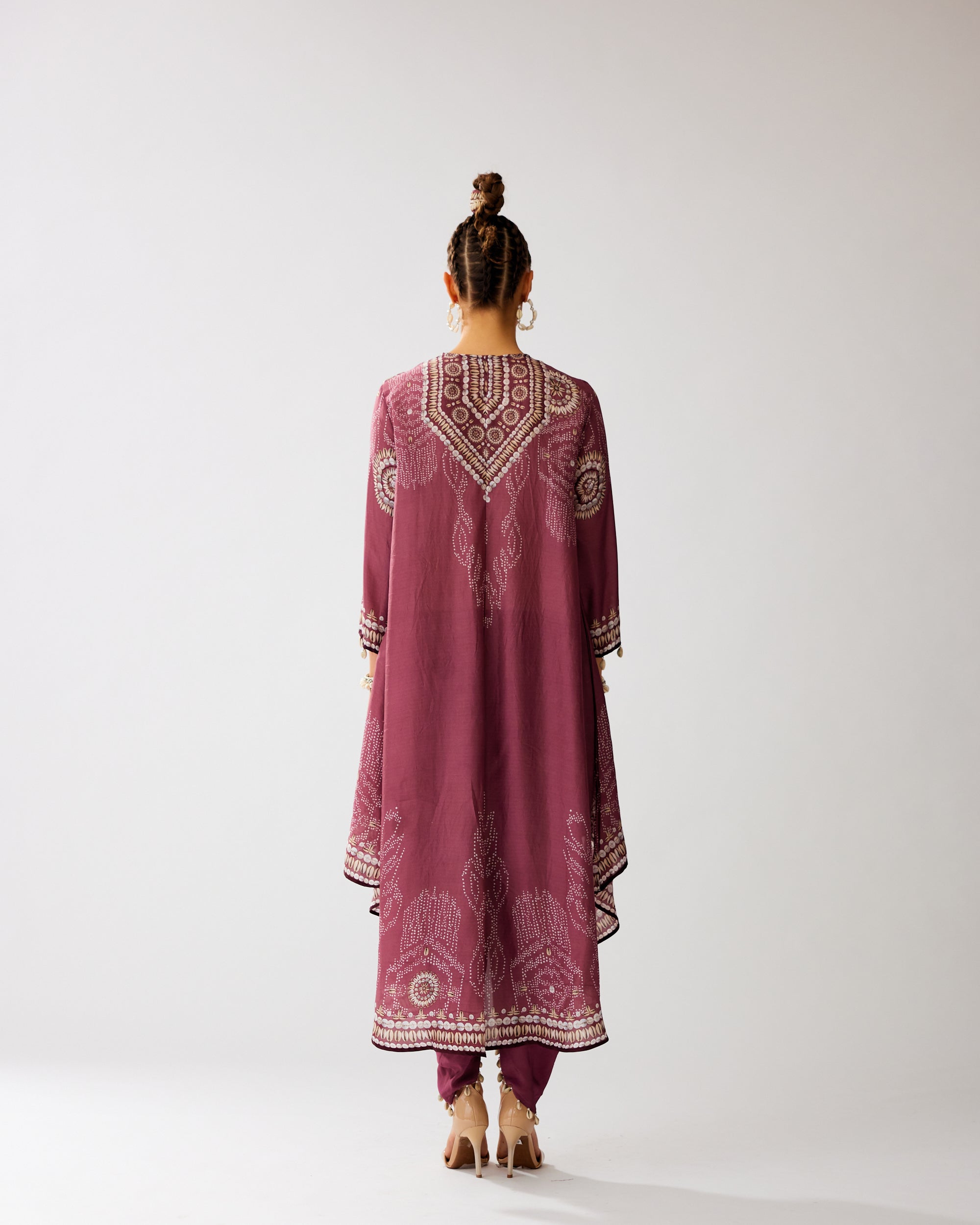 Zohra : Aarvi/Salwar - Vintage Rose