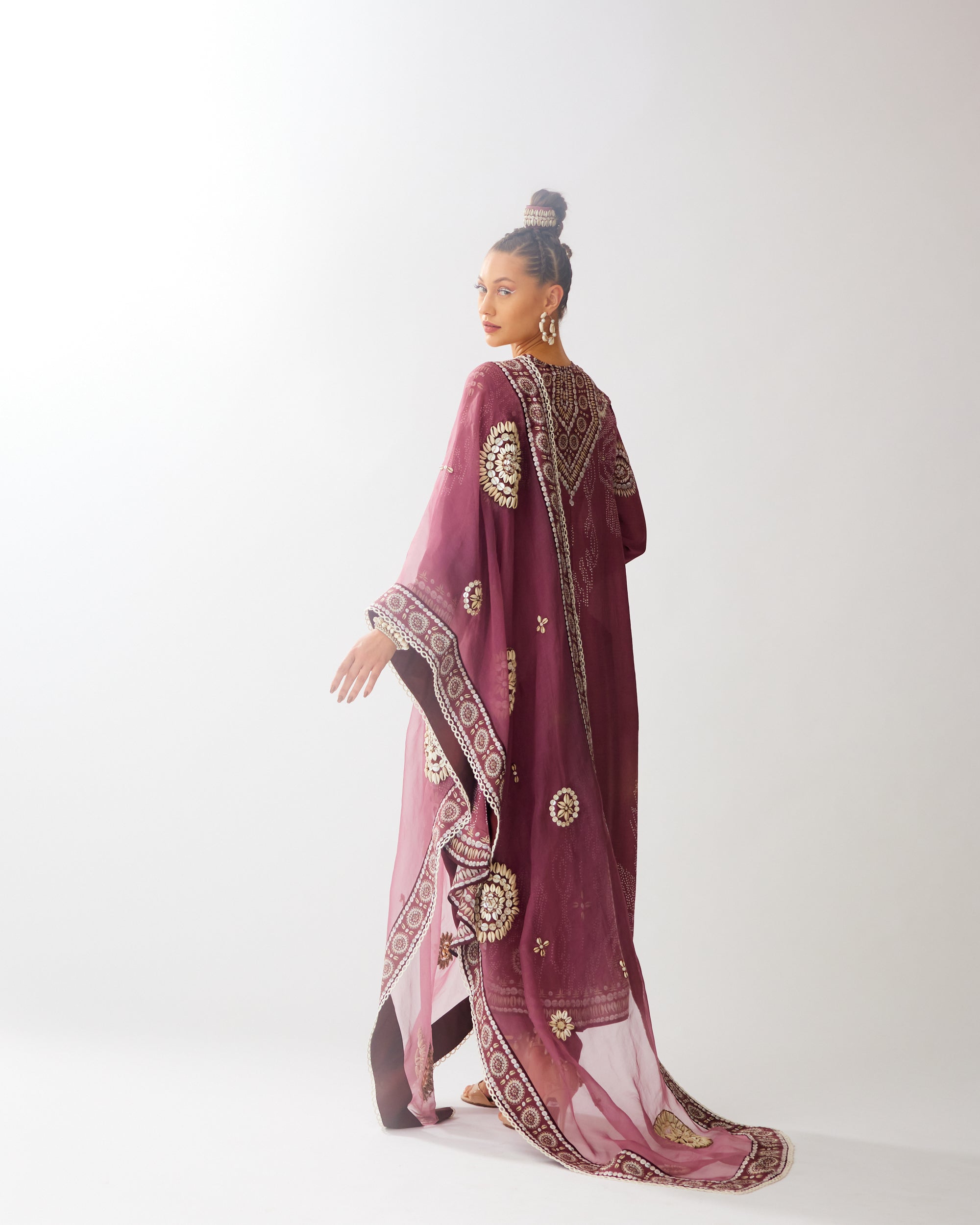 Zohra : Aarvi/Salwar - Vintage Rose