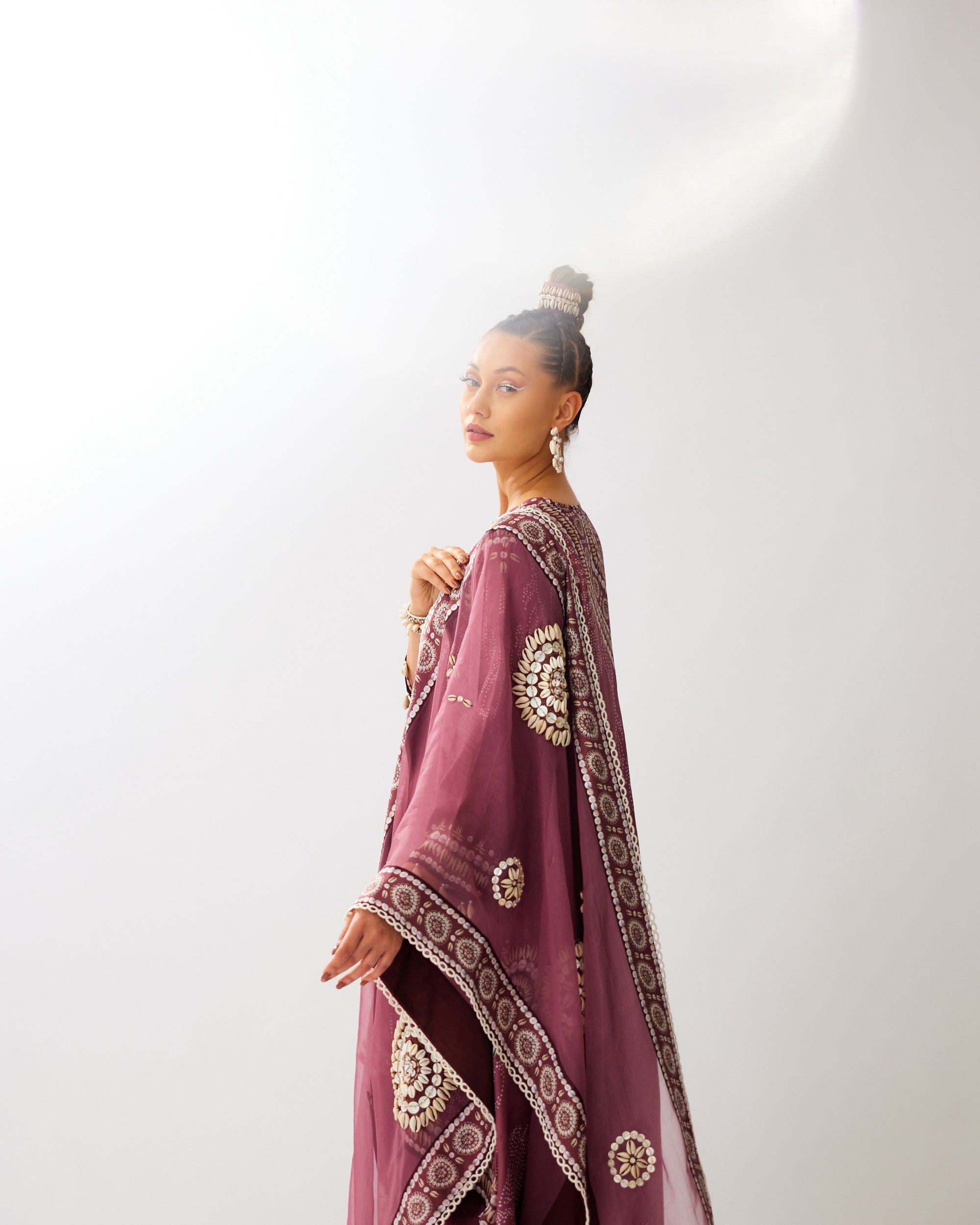 Zohra : Aarvi/Salwar - Vintage Rose