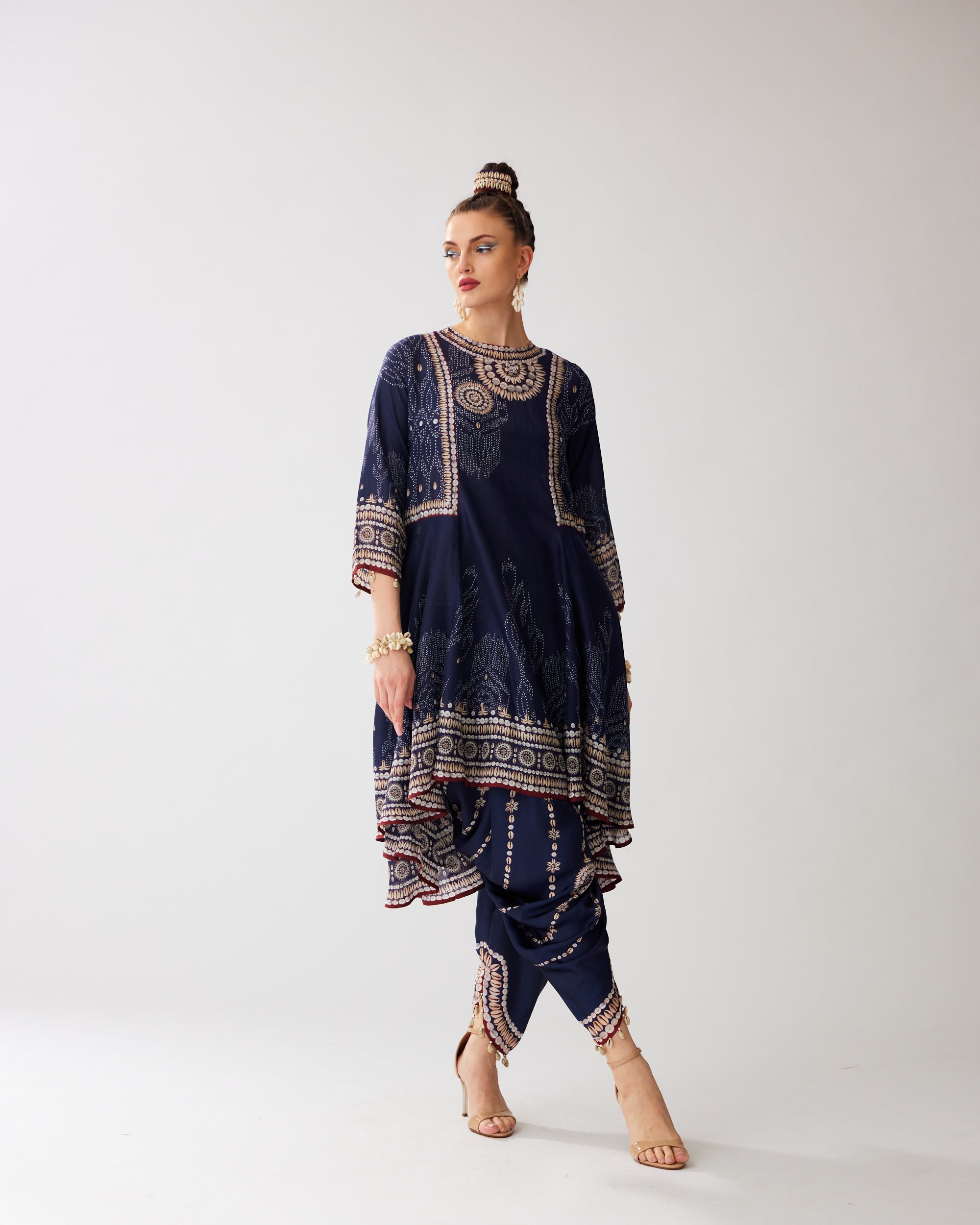 Zohra : Aamilah/Salwar - Navy