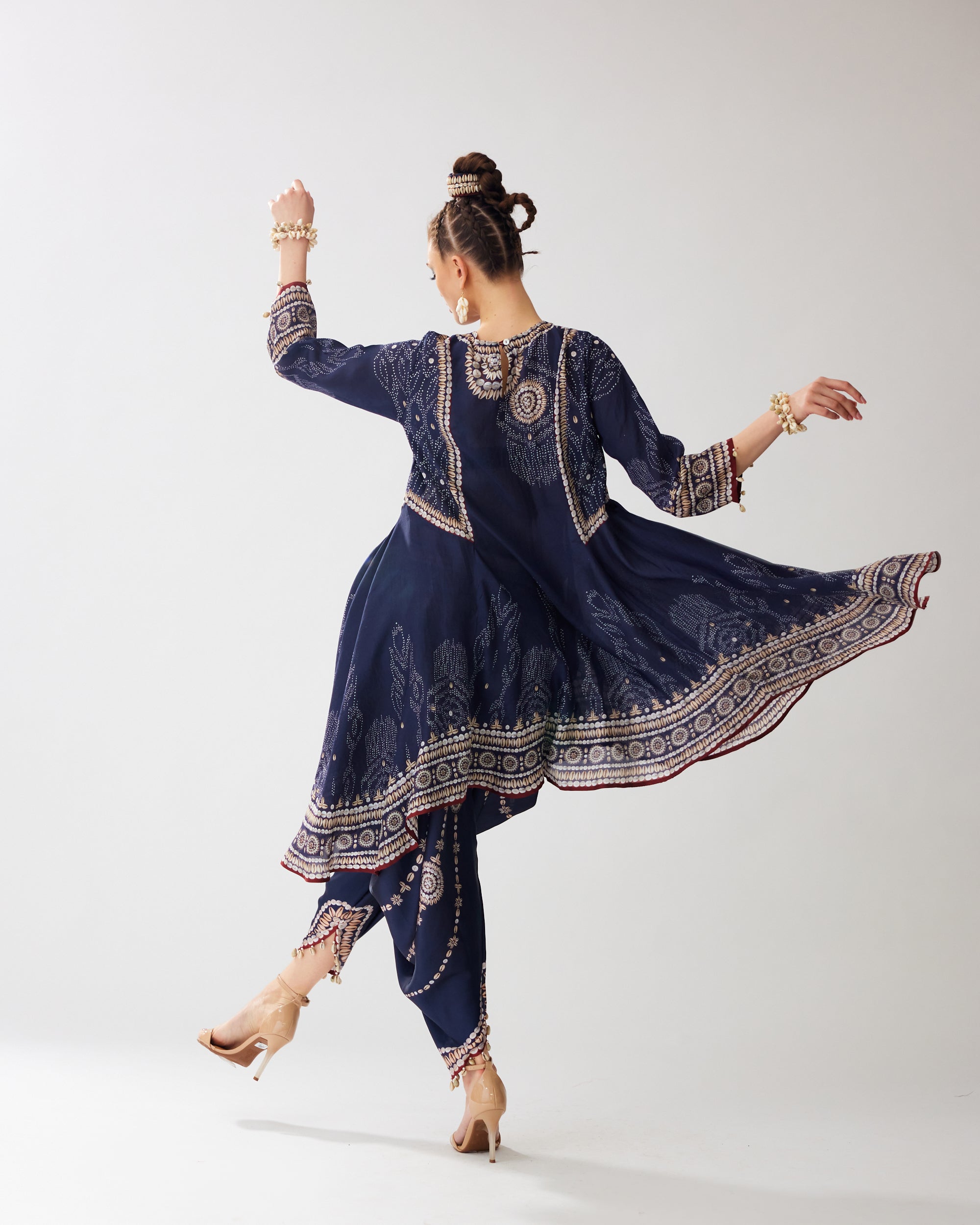 Zohra : Aamilah/Salwar - Navy