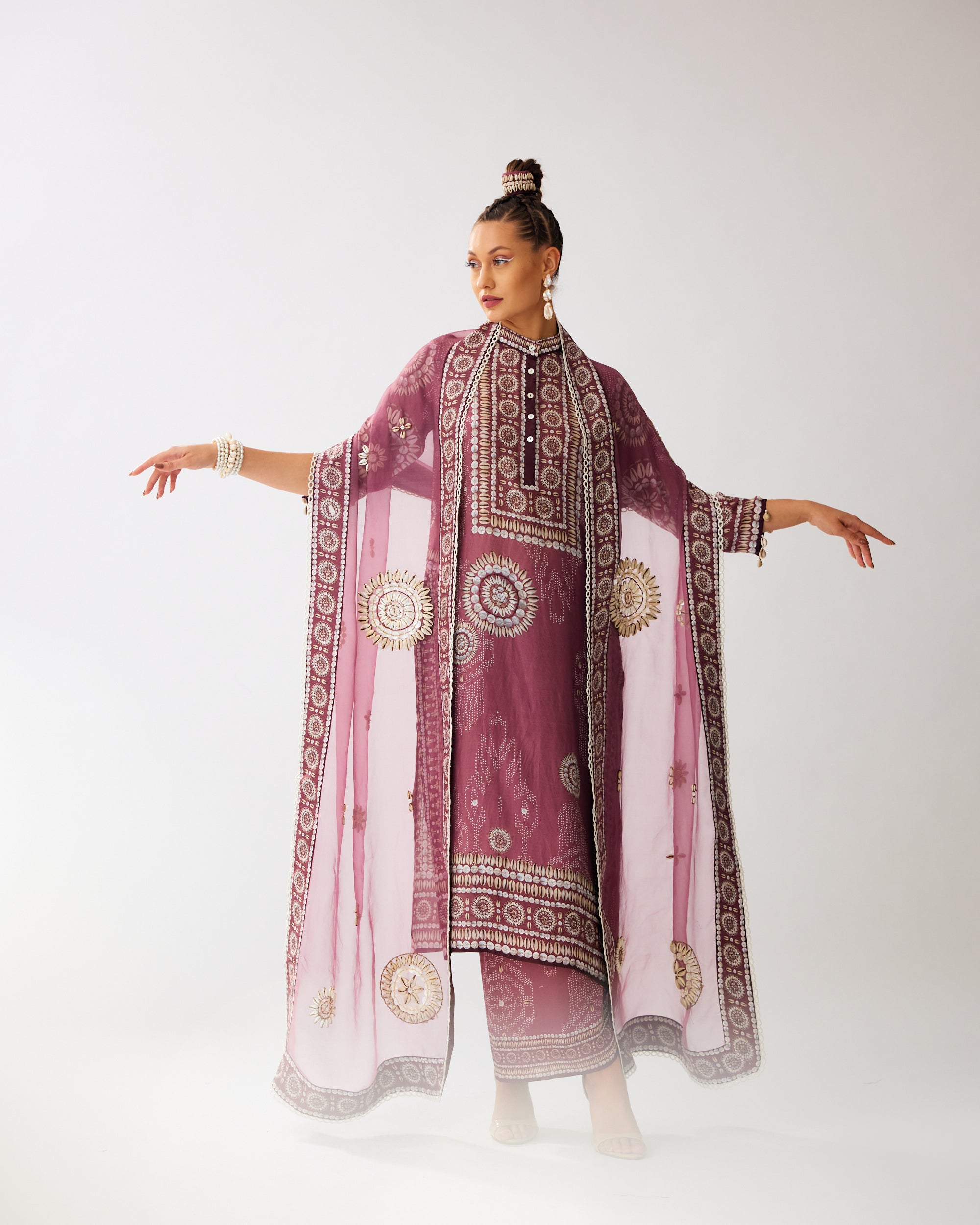 Zohra : Champa - Vintage Rose