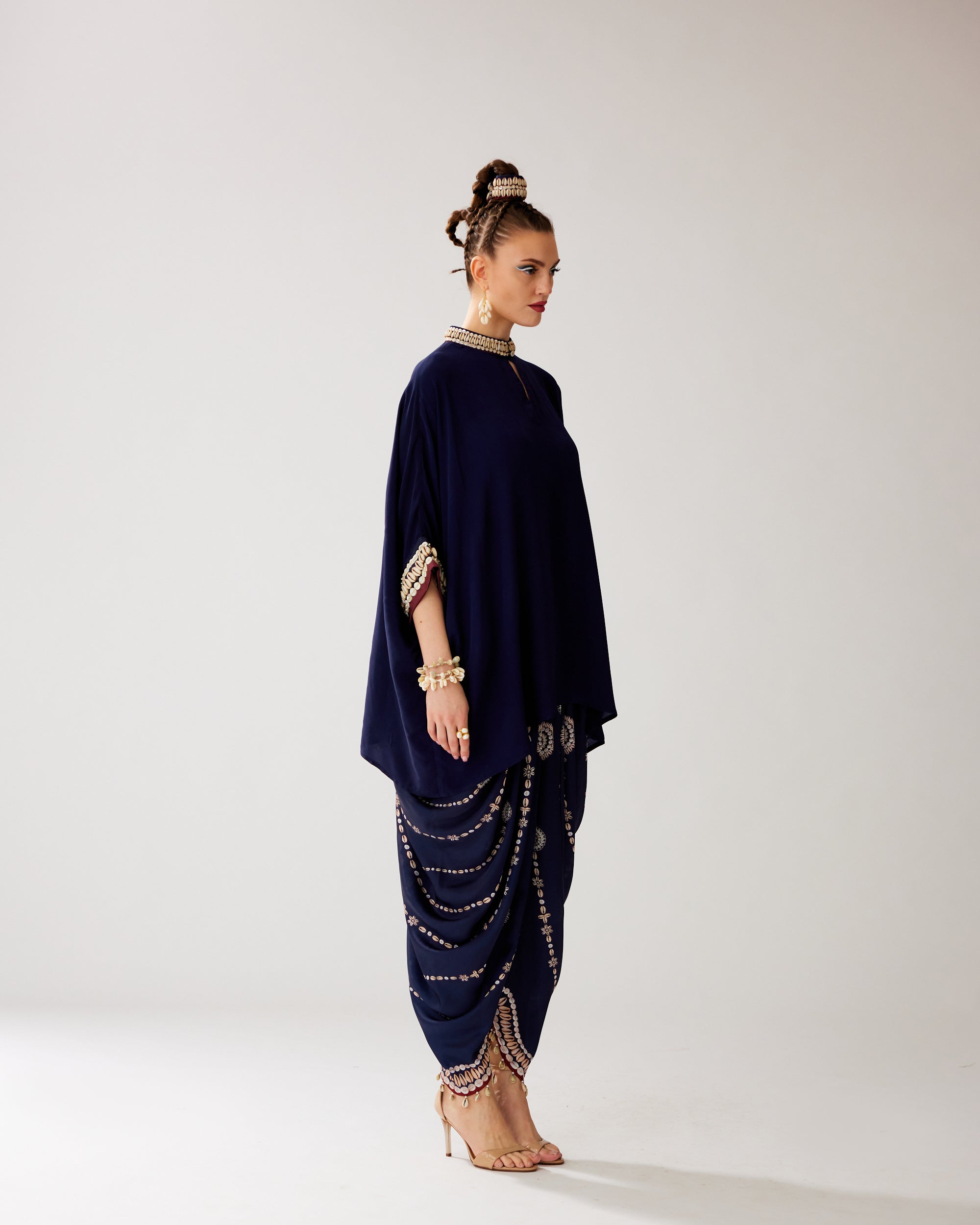 Zohra : Chanel/Salwar - Navy