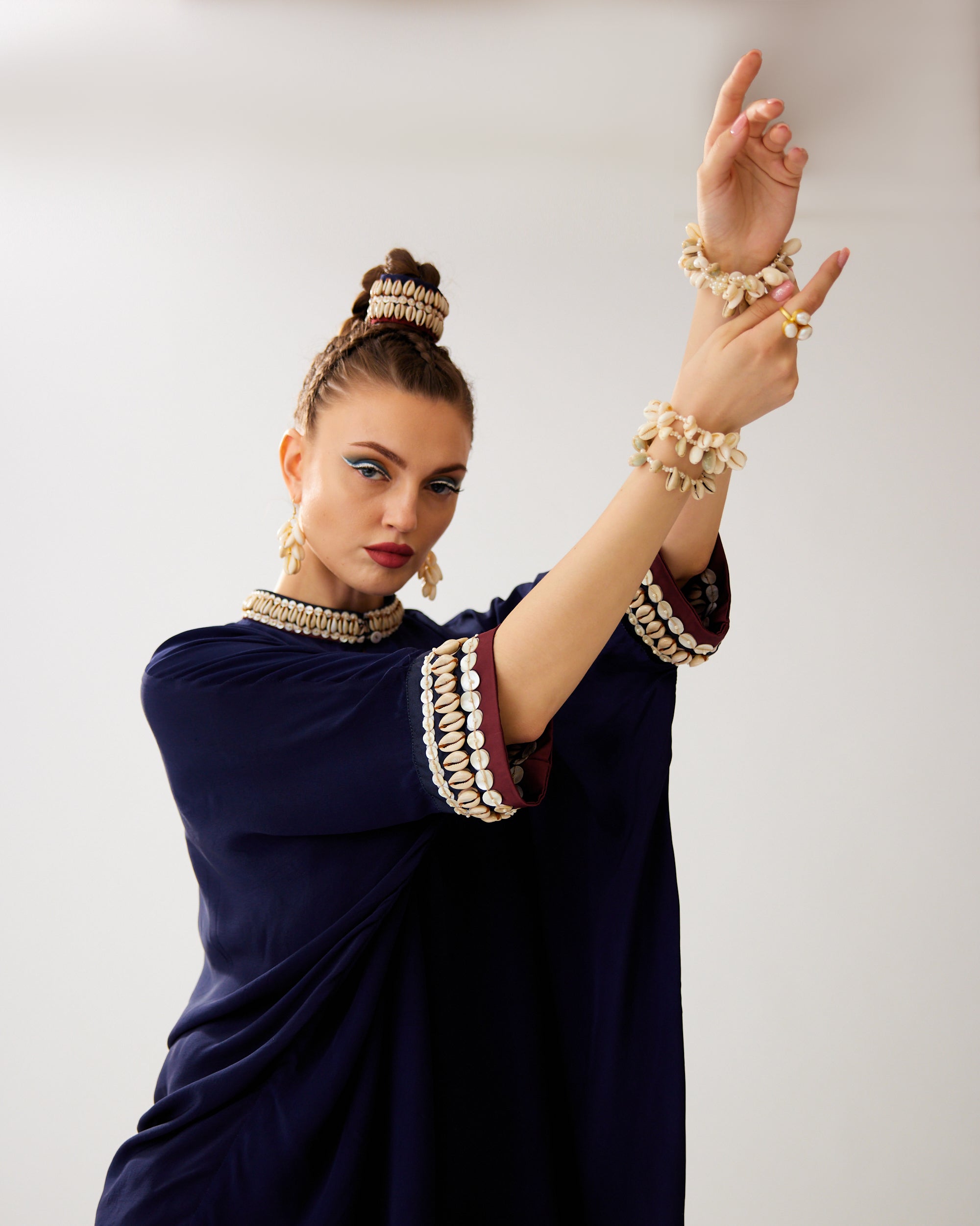 Zohra : Chanel/Salwar - Navy