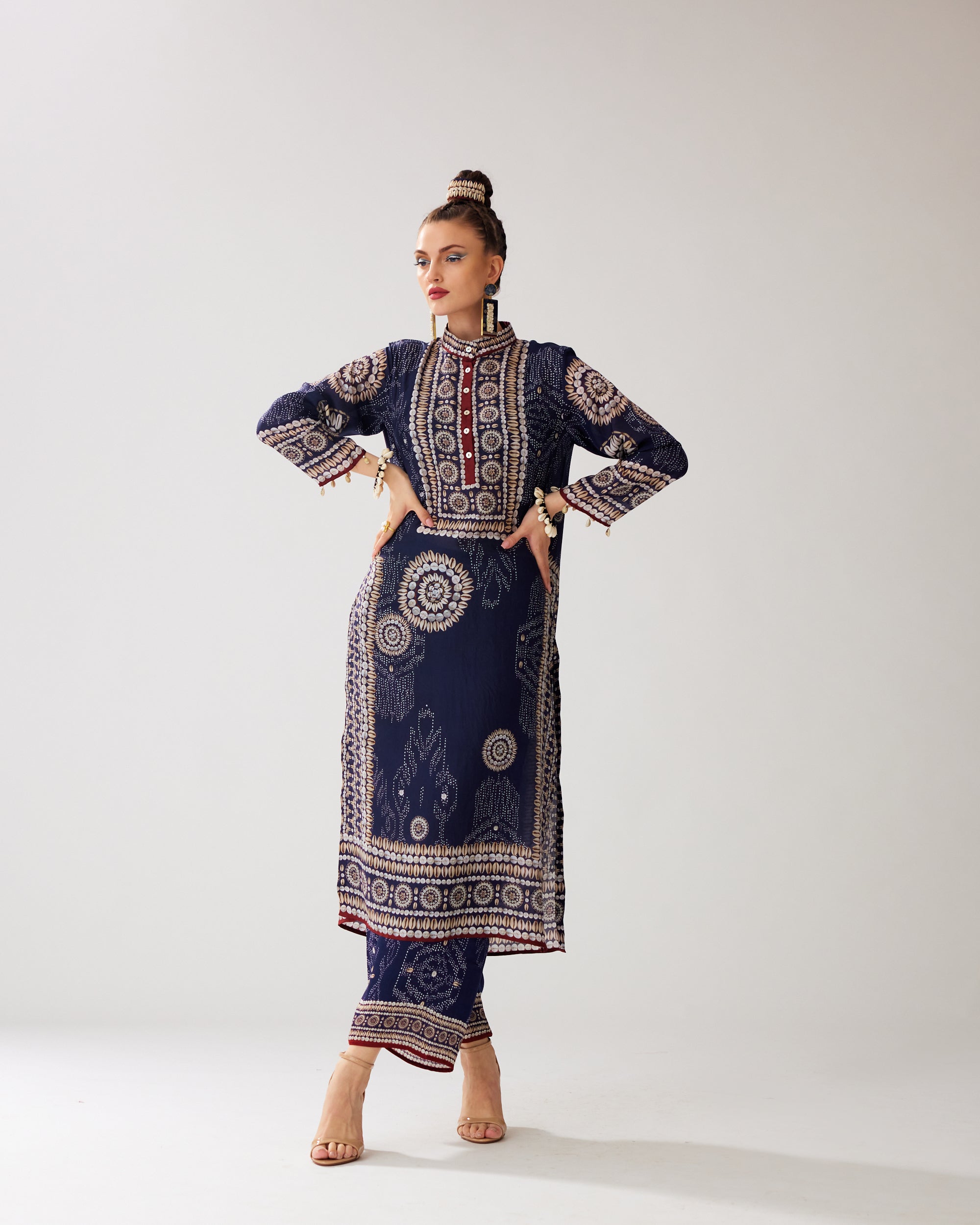 Zohra : Champa - Navy