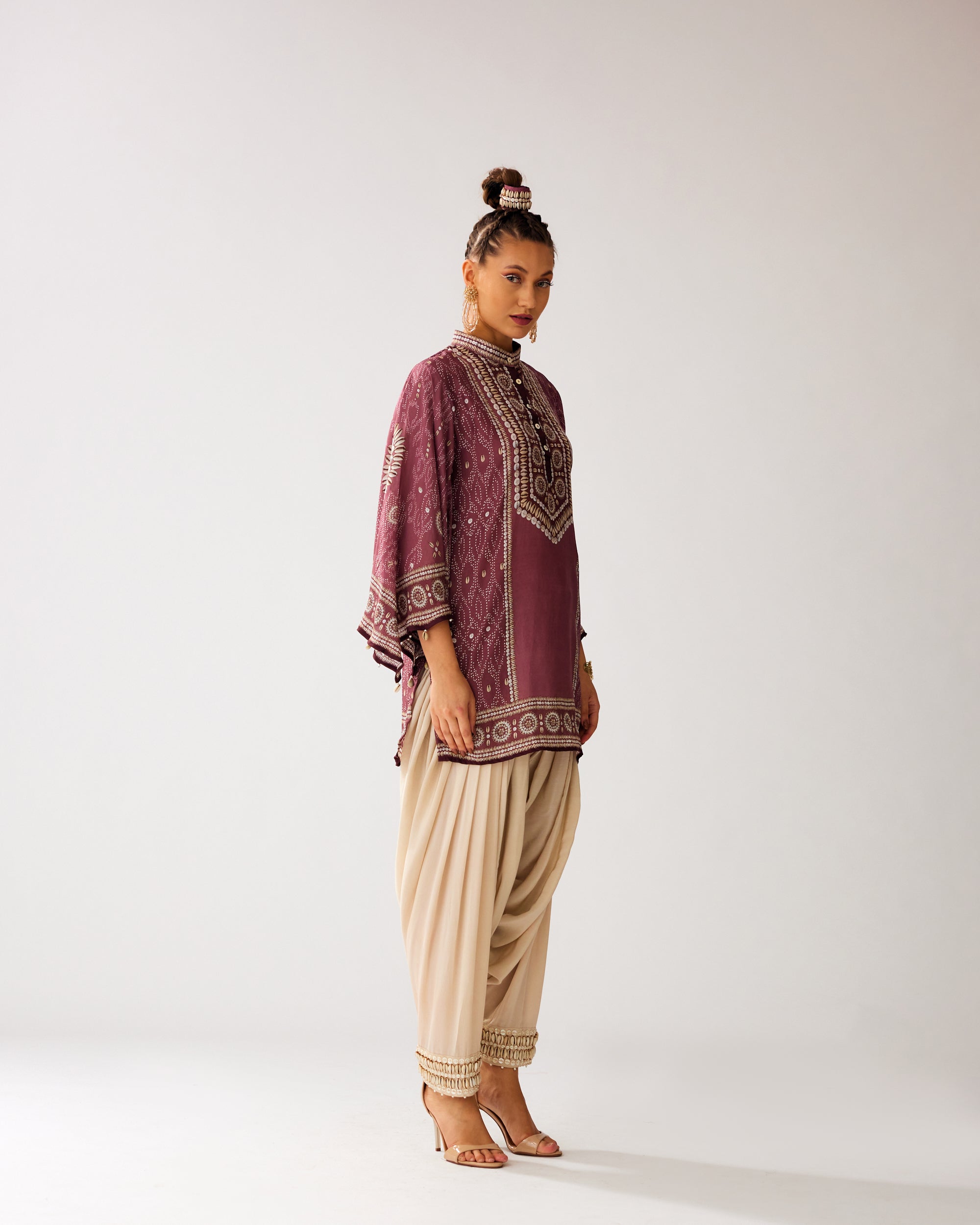Zohra : Nylla/Salwar - Vintage Rose