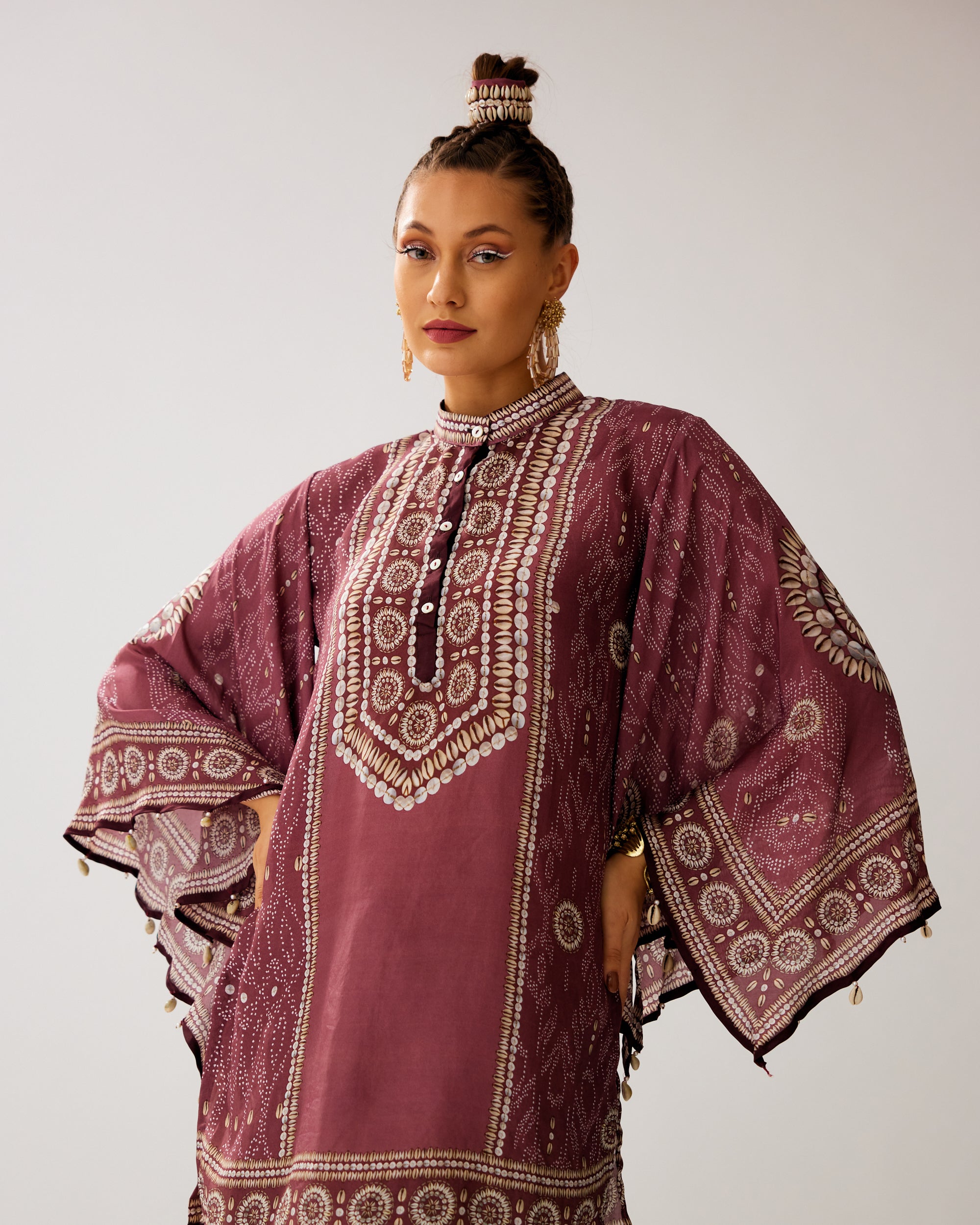 Zohra : Nylla/Salwar - Vintage Rose