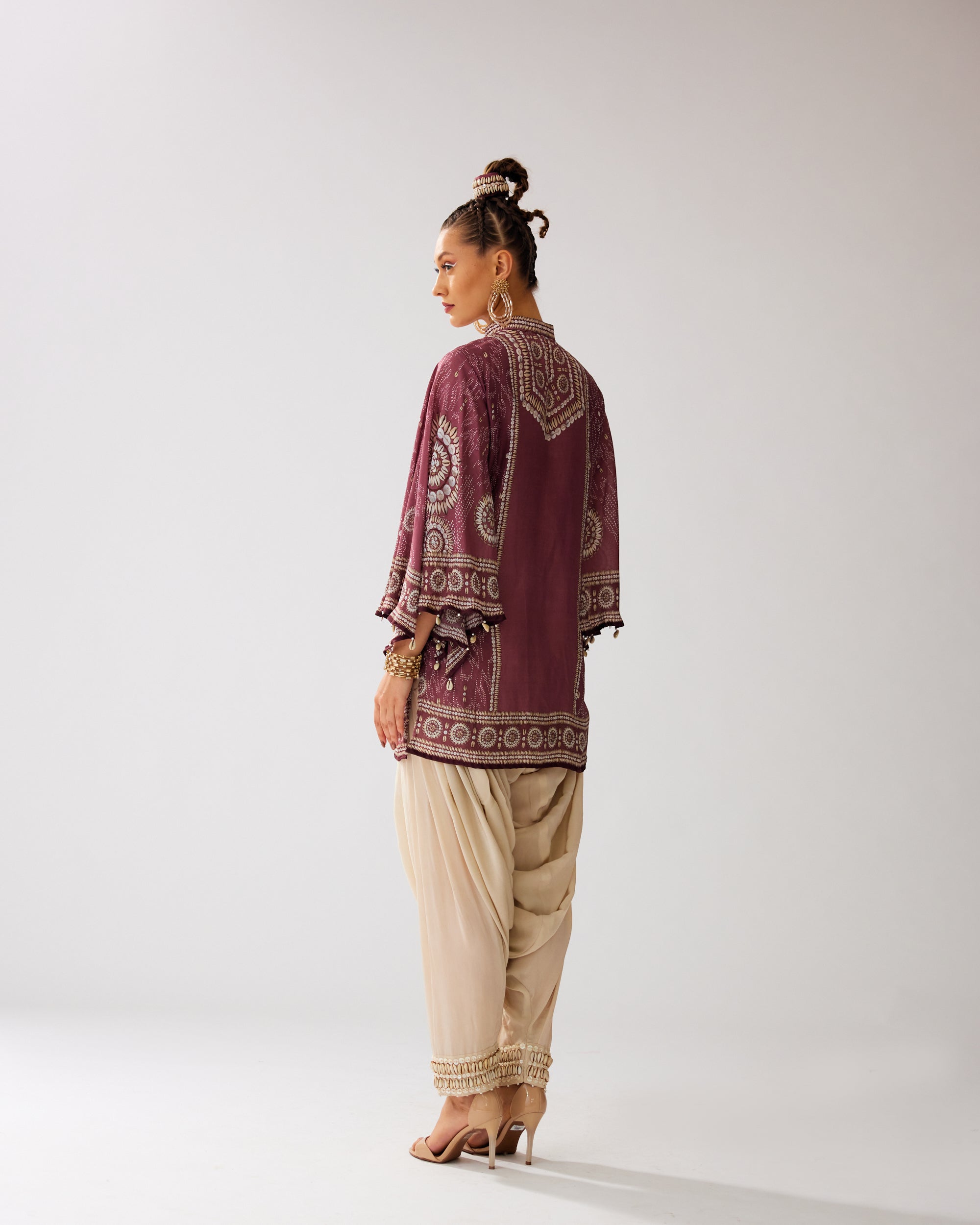 Zohra : Nylla/Salwar - Vintage Rose