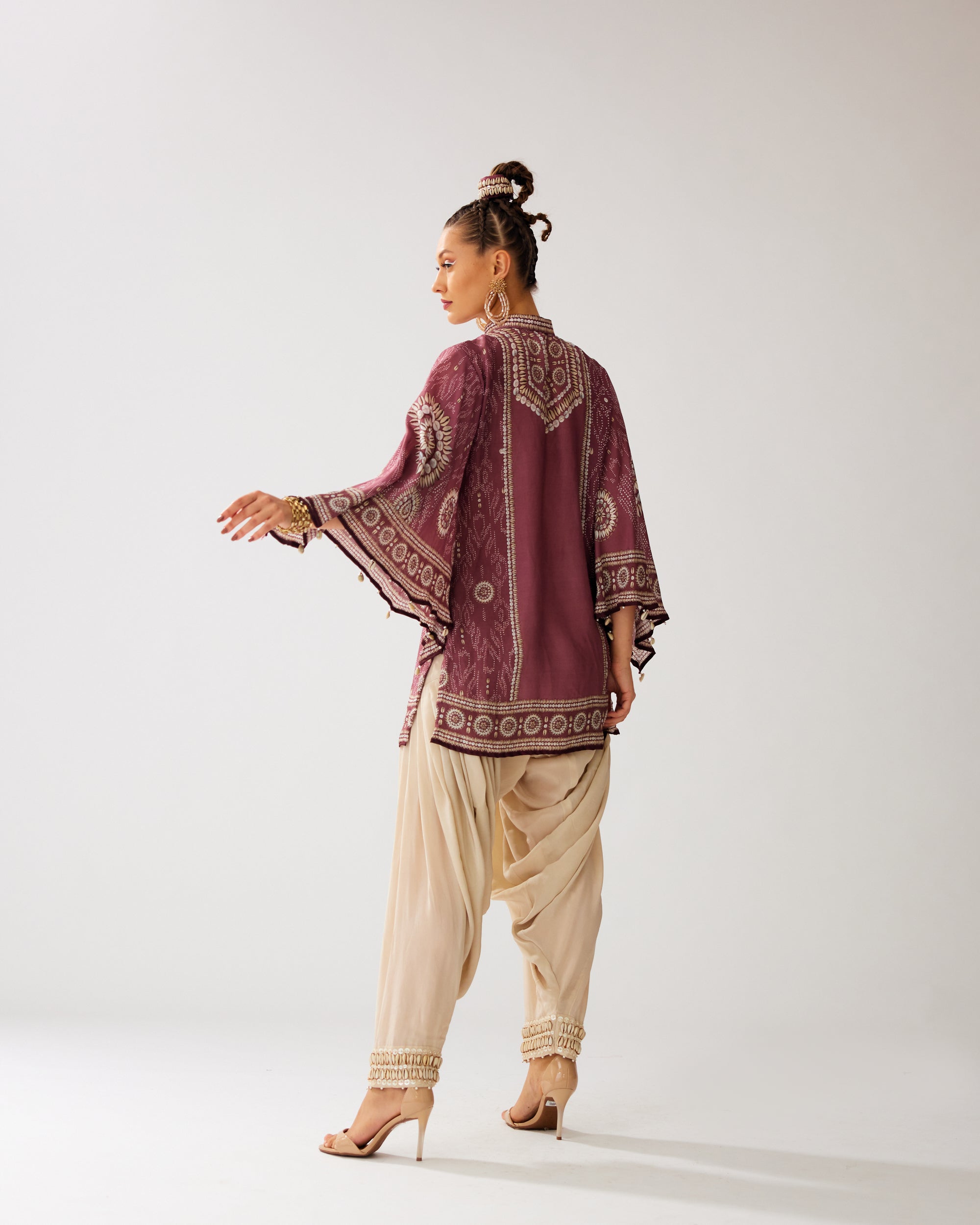 Zohra : Nylla/Salwar - Vintage Rose