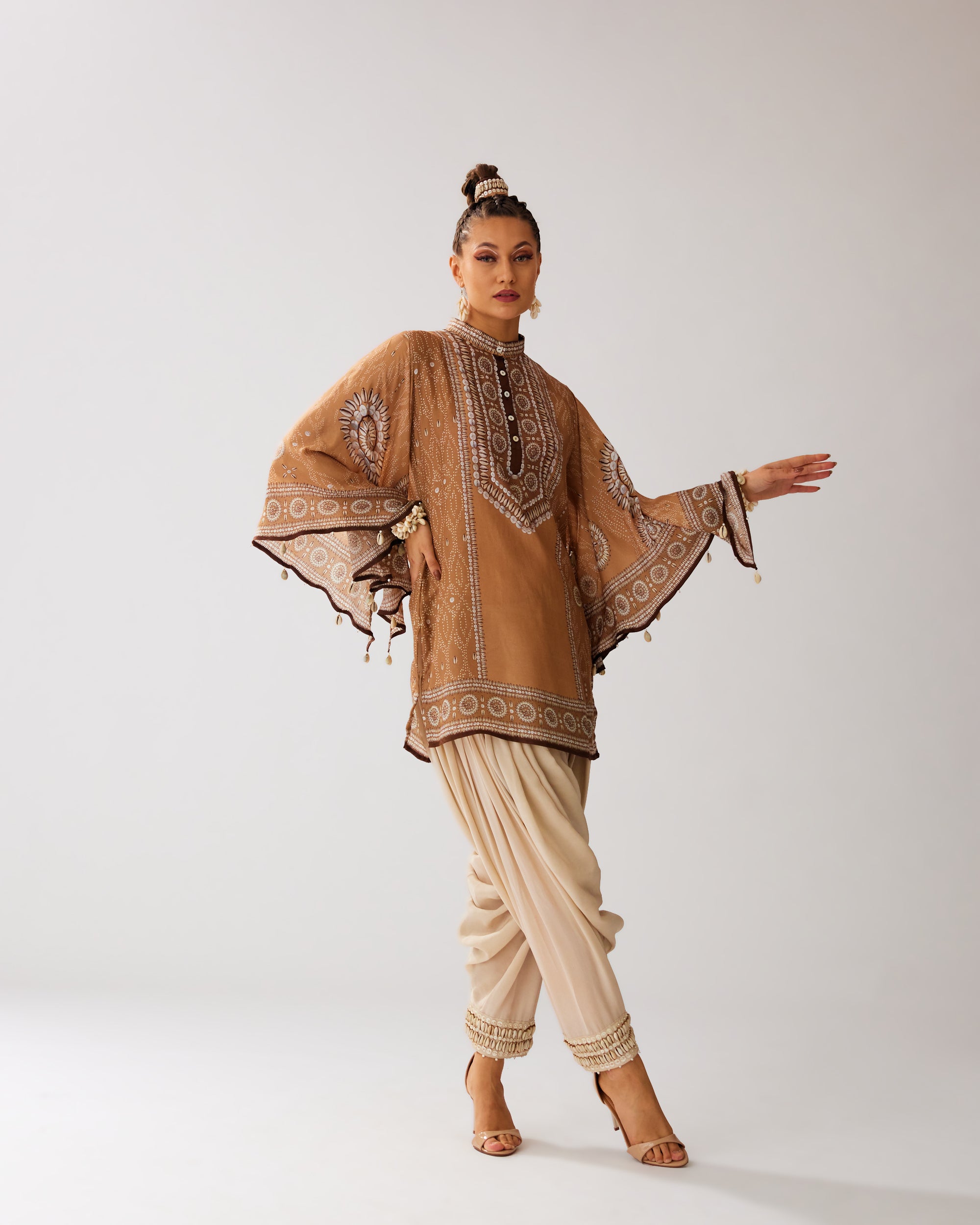 Zohra : Nylla/Salwar - Caramel