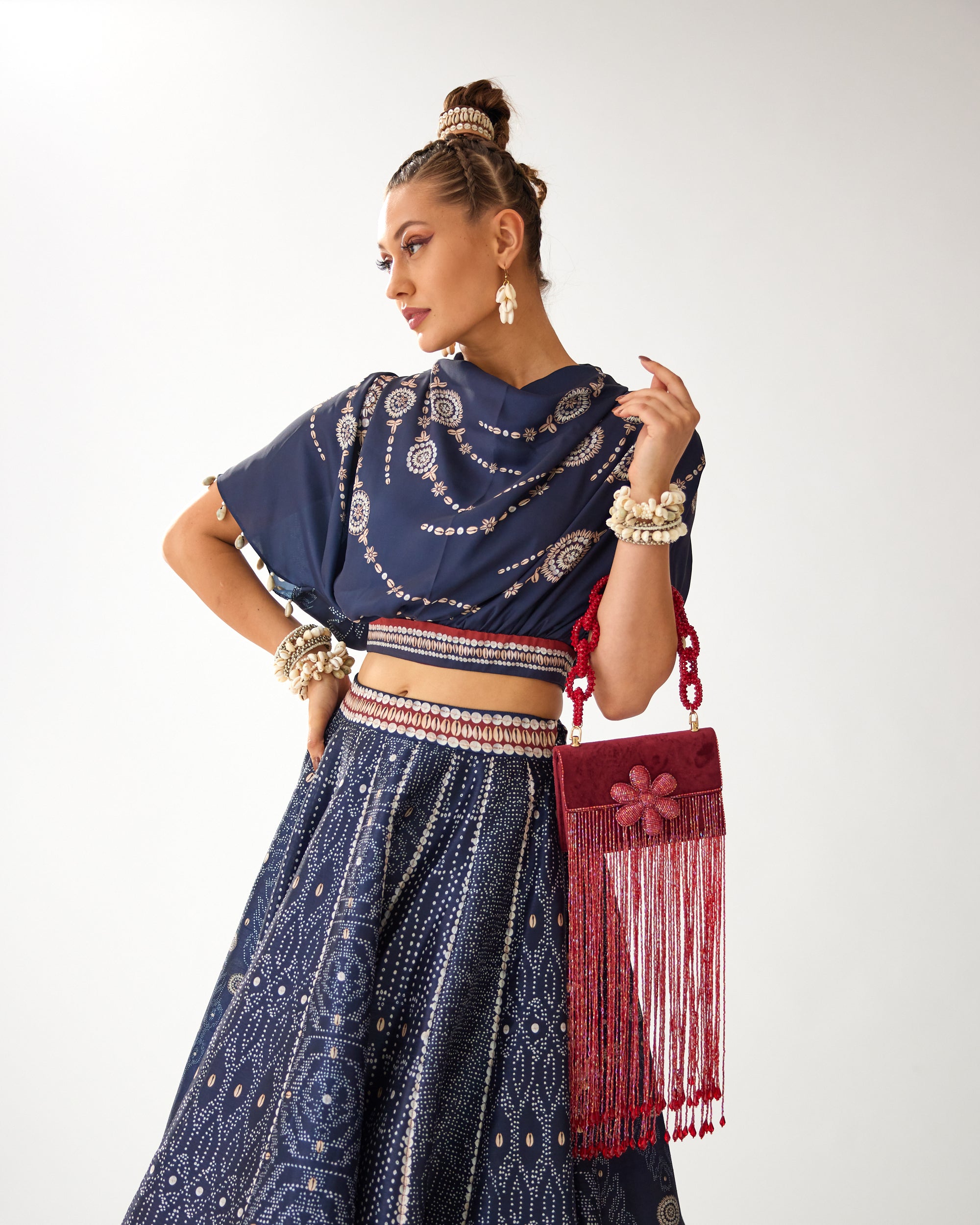 Zohra : Varsha Leela - Navy
