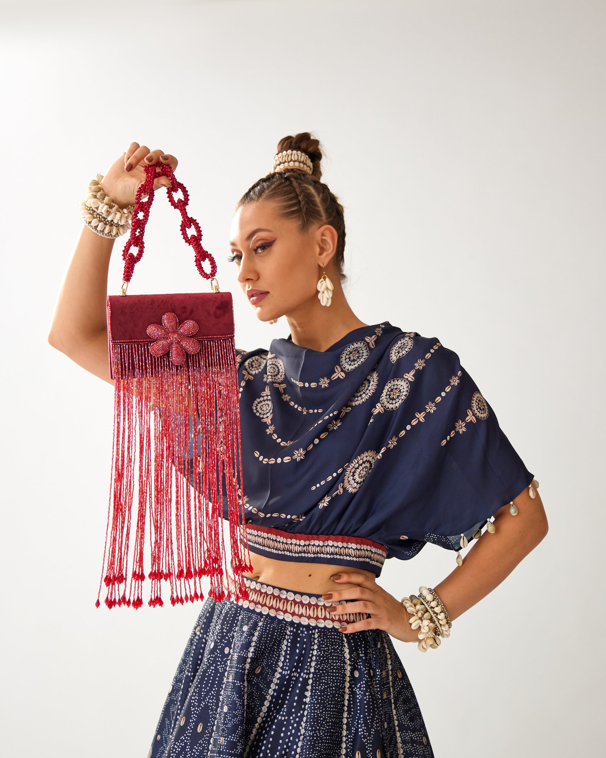 Zohra : Varsha Leela - Navy