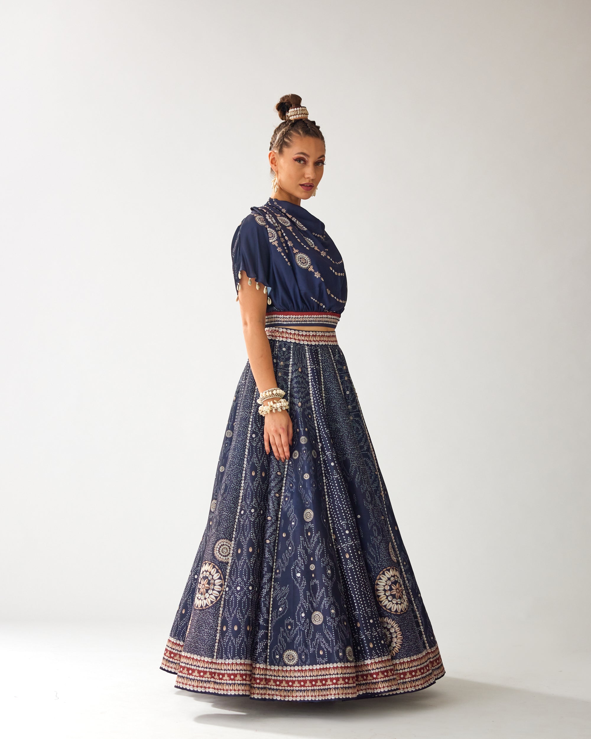 Zohra : Varsha Leela - Navy
