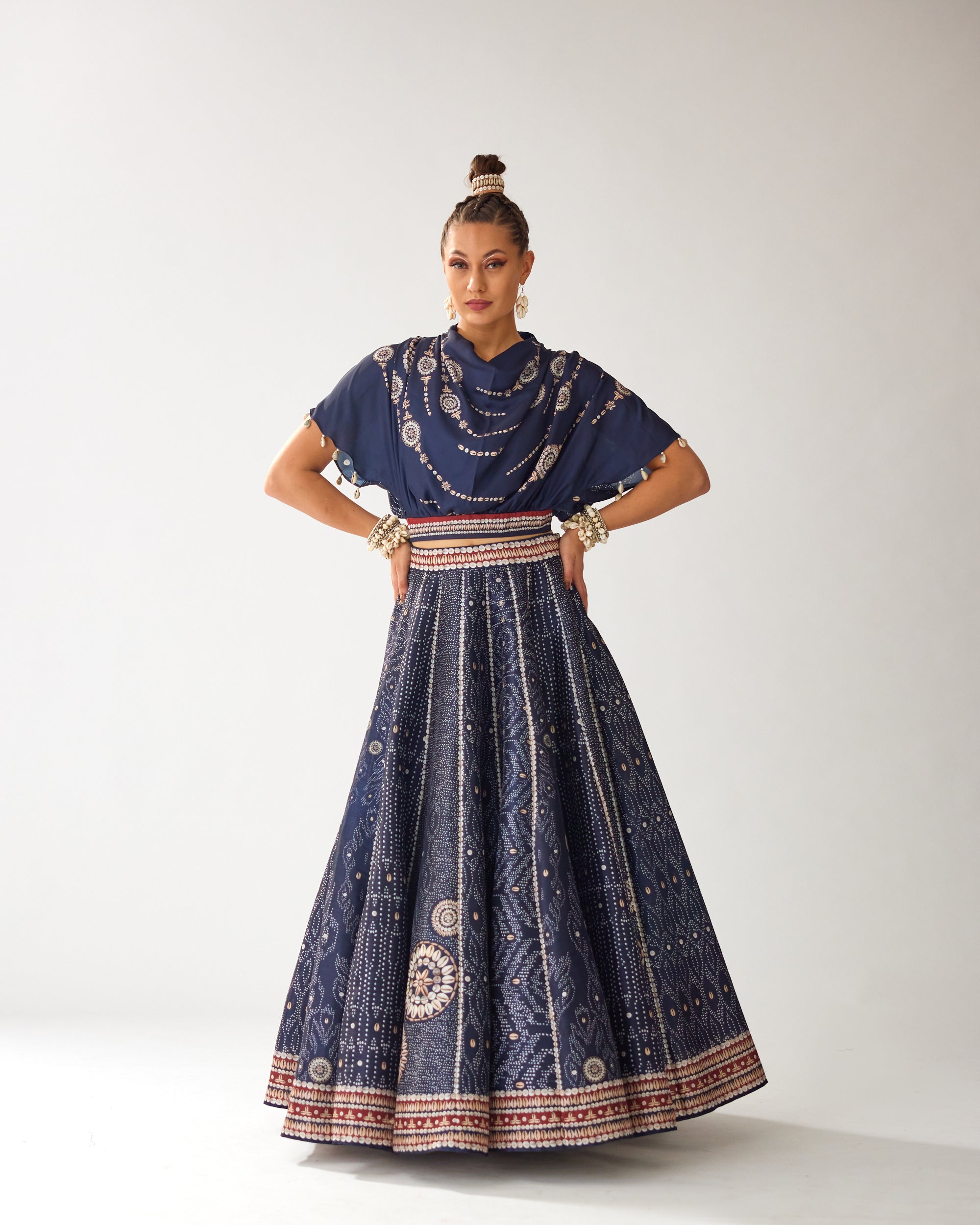 Zohra : Varsha Leela - Navy