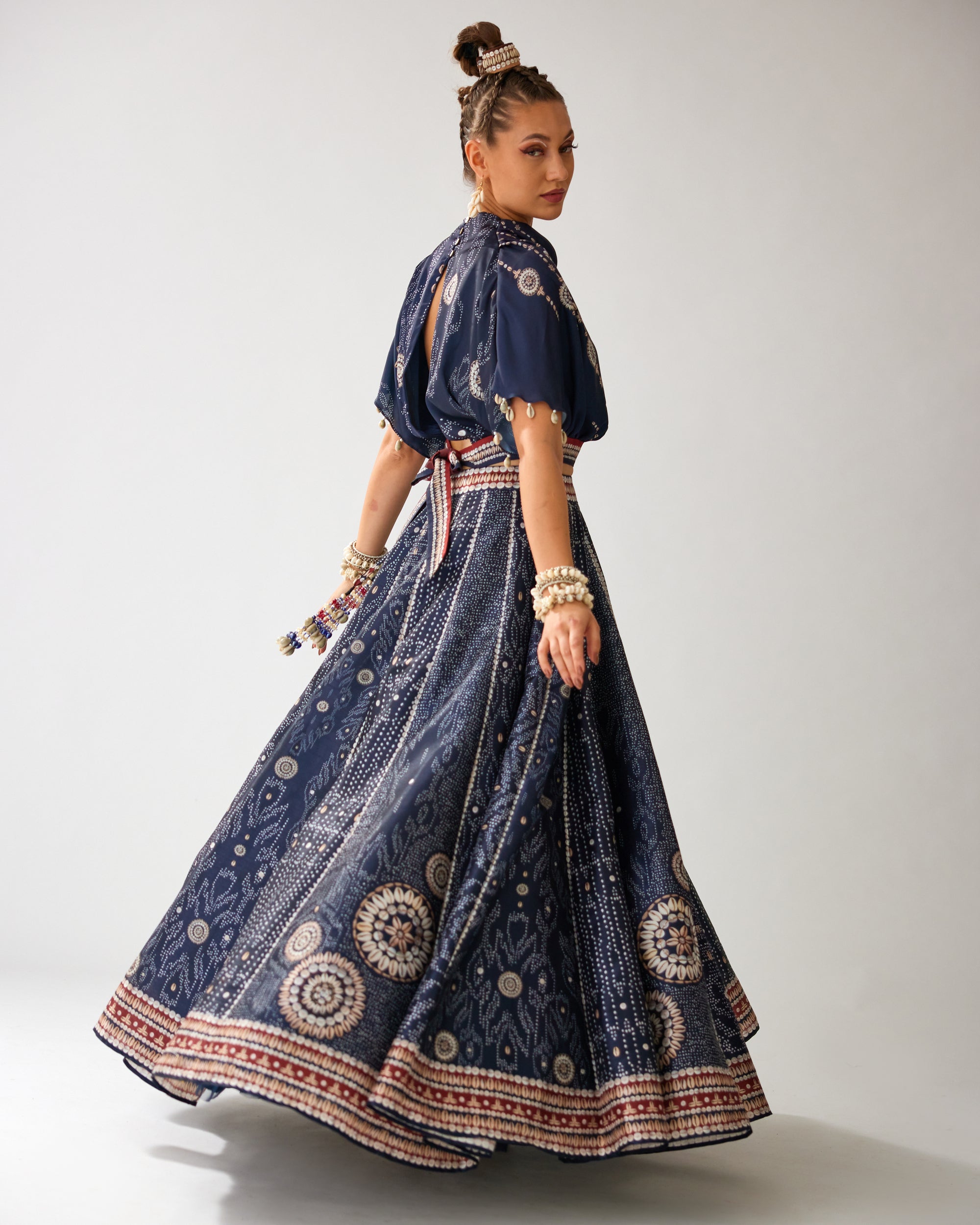 Zohra : Varsha Leela - Navy