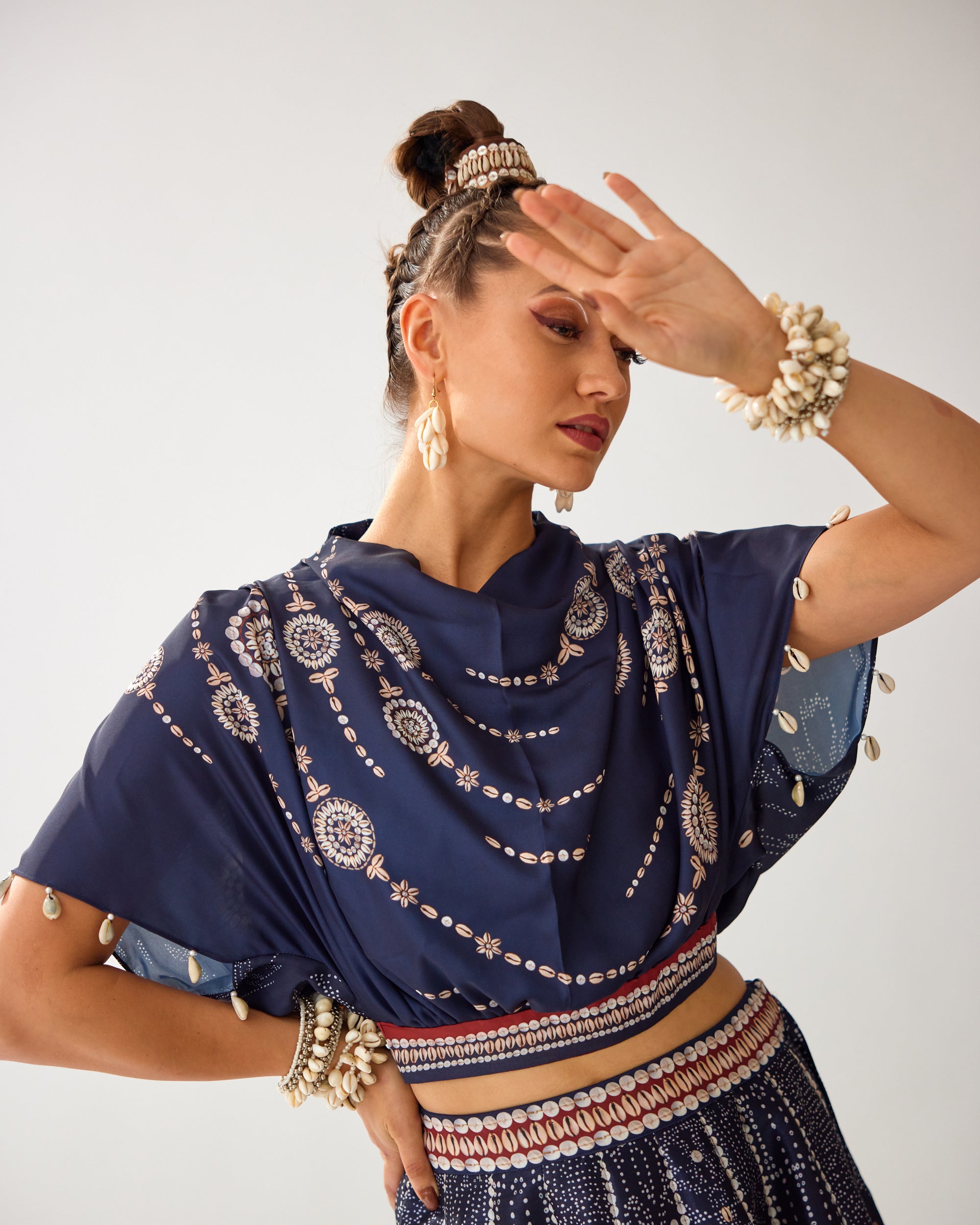 Zohra : Varsha Leela - Navy