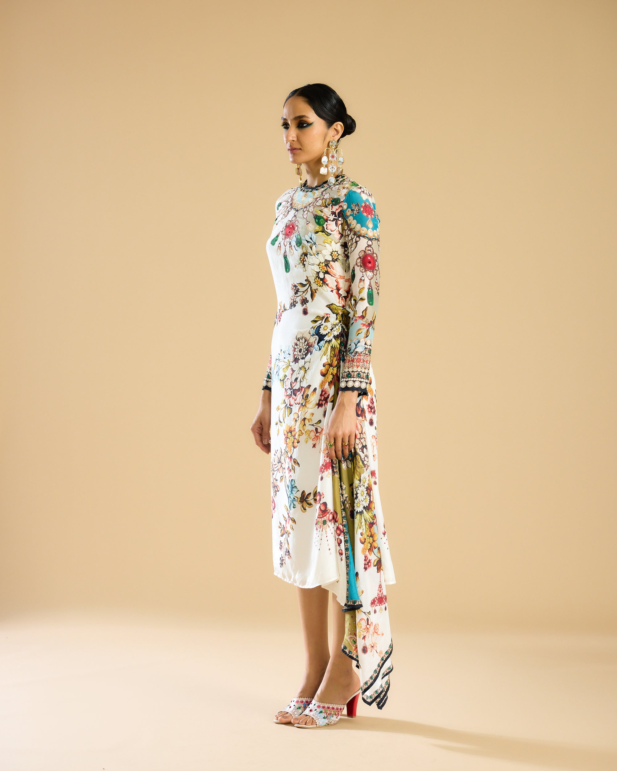 Nizam : Jamila - Ivory/Aqua
