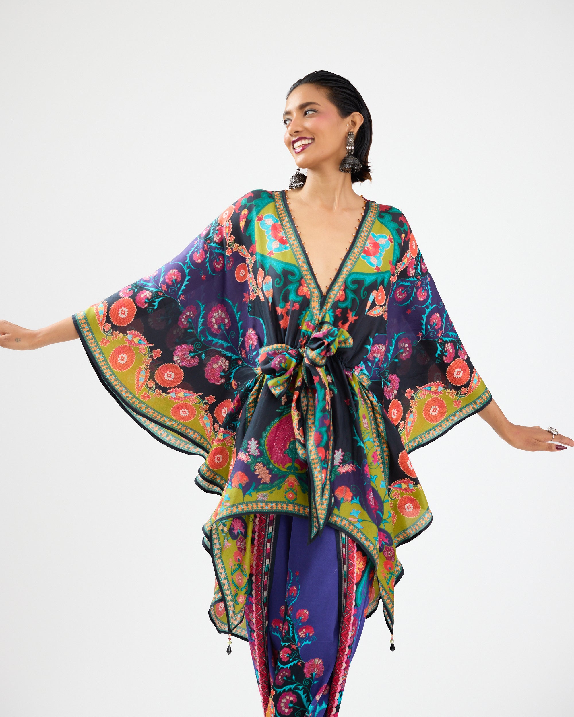 A Bukhara Summer : Inayat - Lime/Black