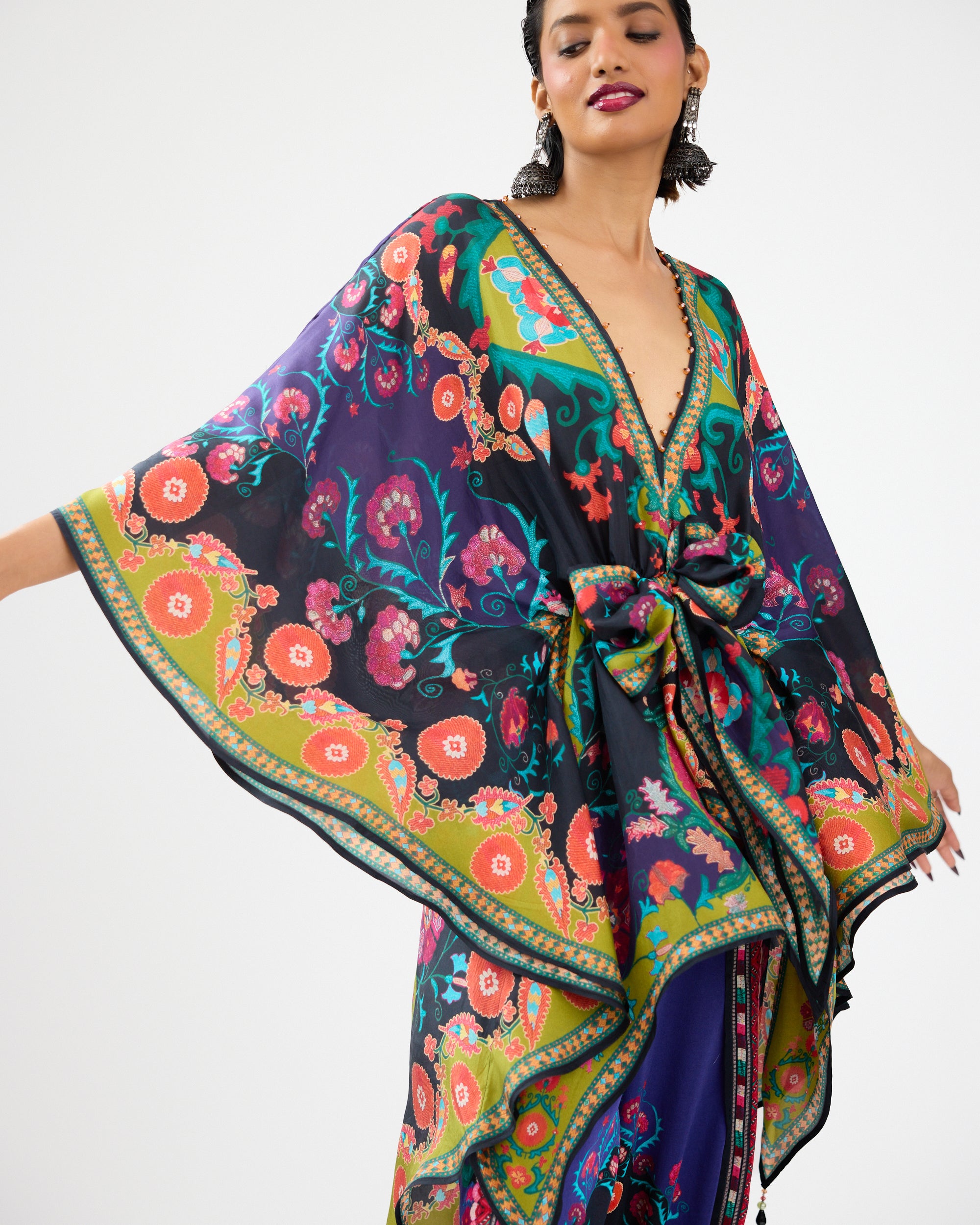 A Bukhara Summer : Inayat - Lime/Black