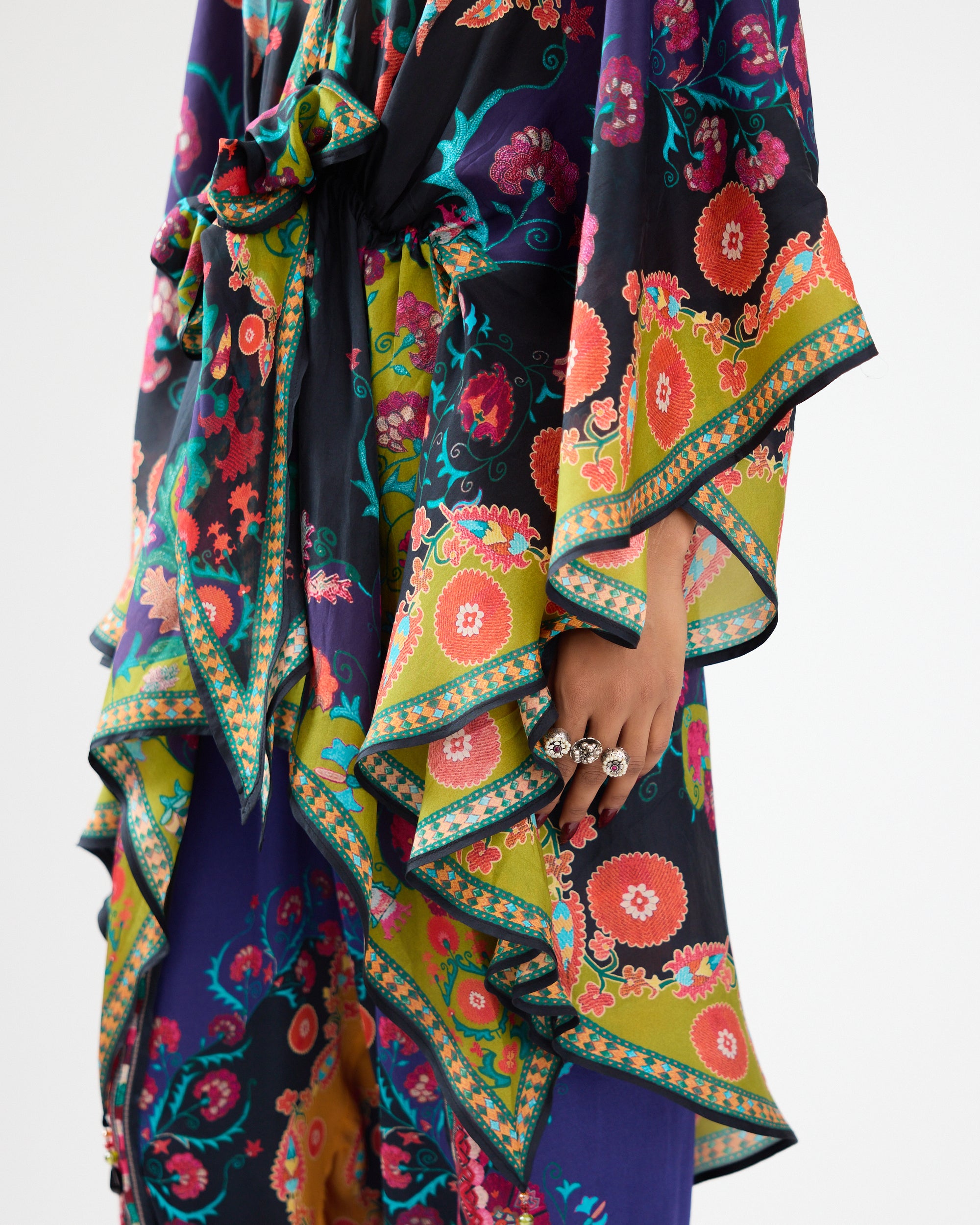 A Bukhara Summer : Inayat - Lime/Black