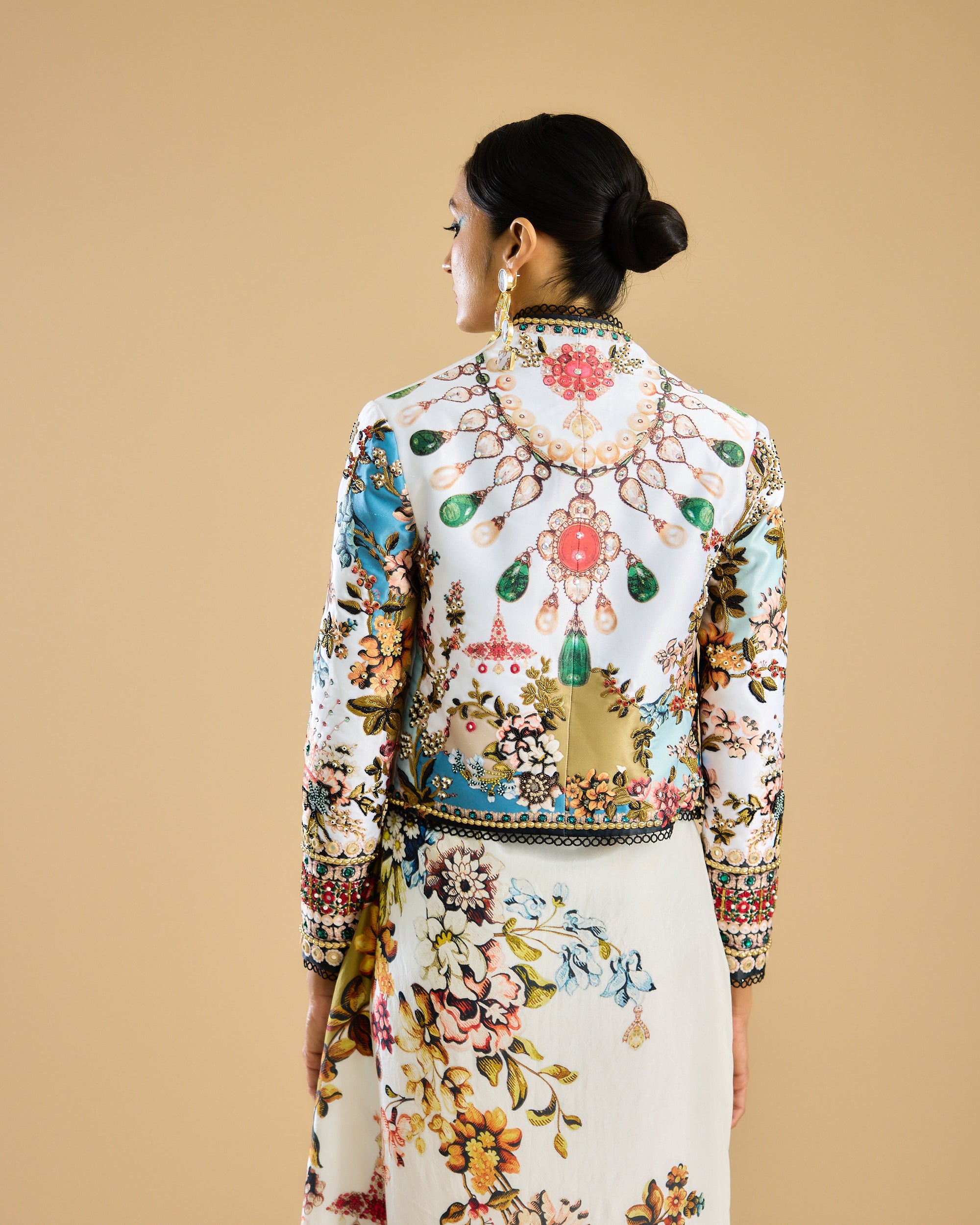 Nizam : Jamila - Ivory/Aqua