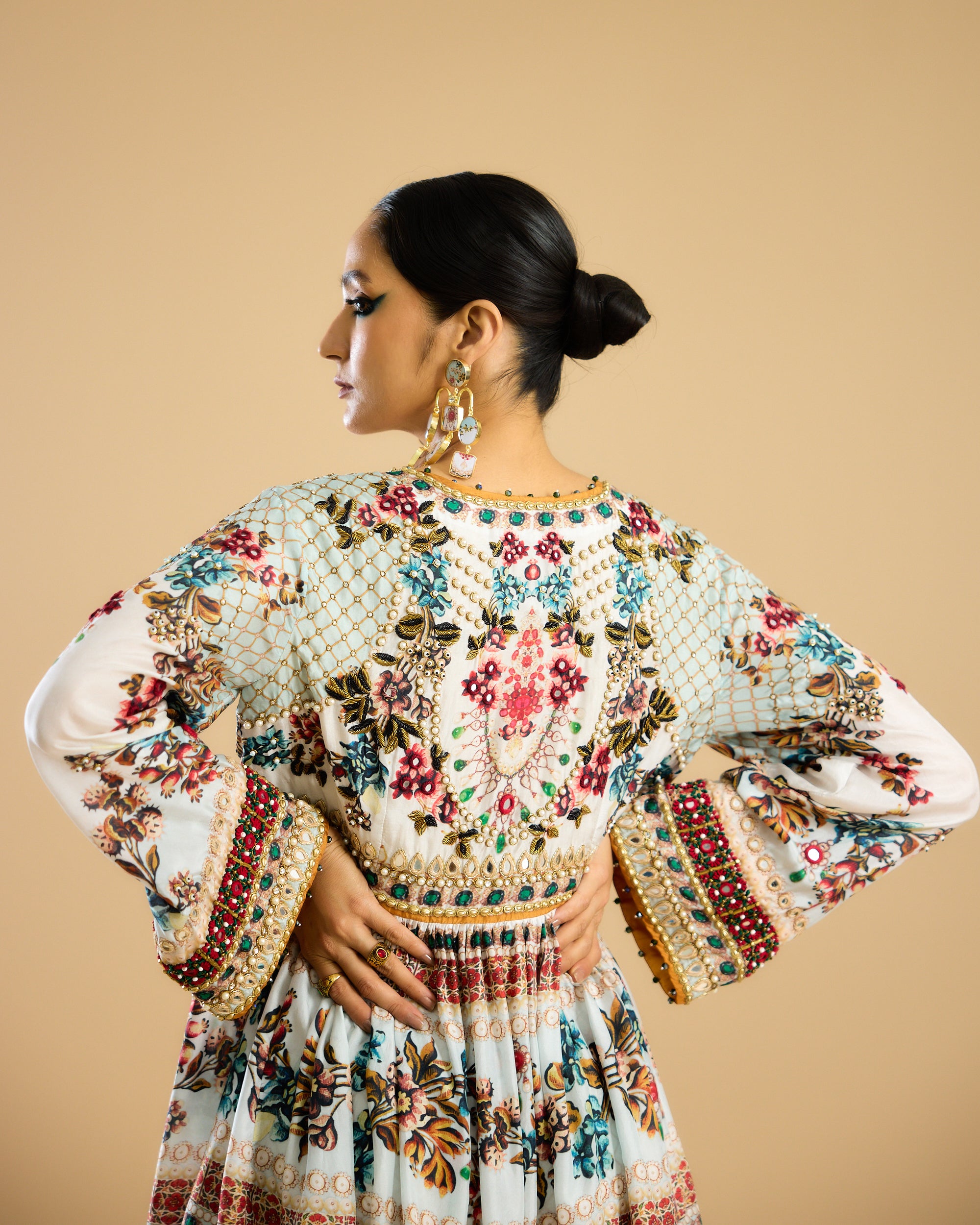 Nizam : Chinara - Ivory/Aqua