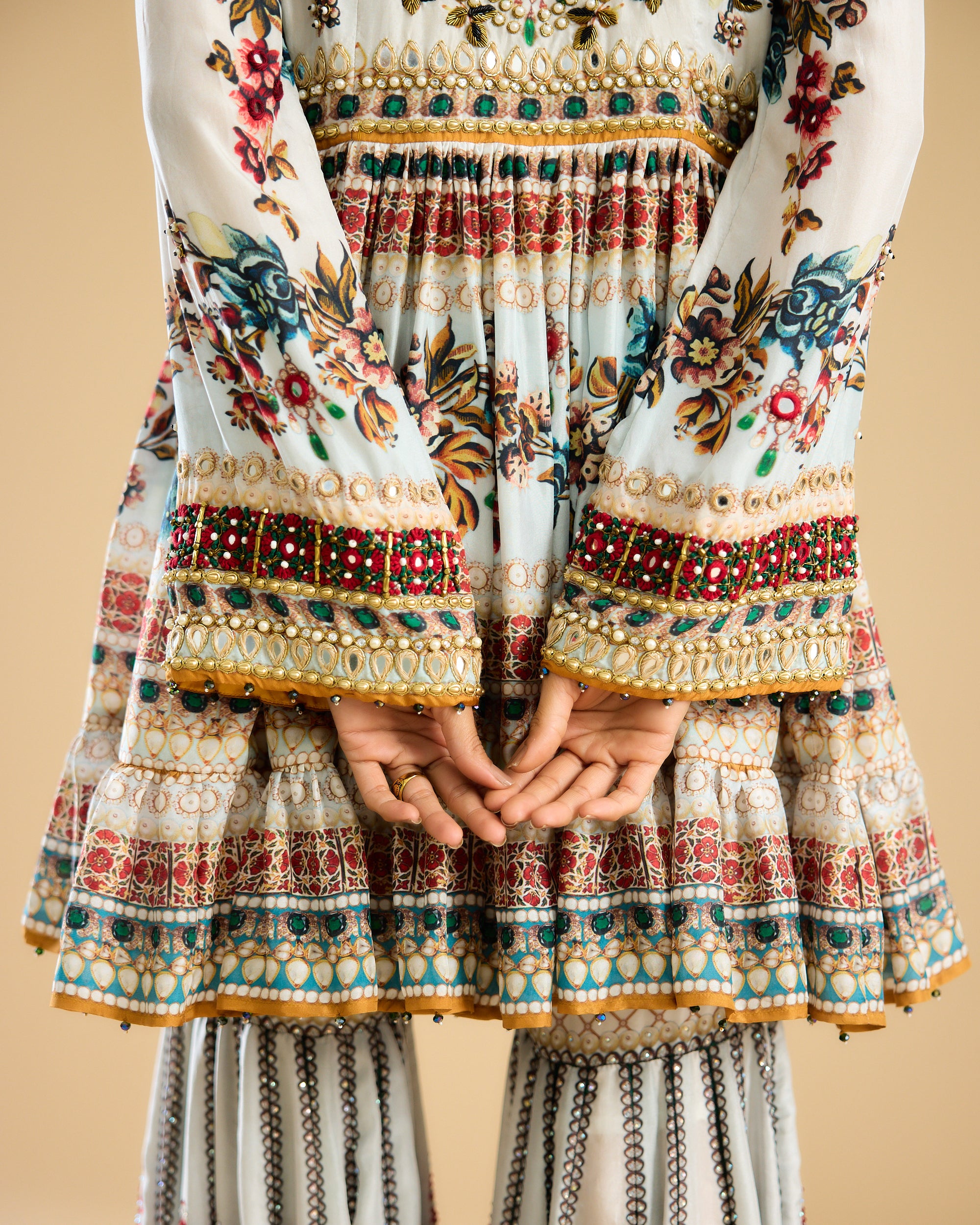 Nizam : Chinara - Ivory/Aqua