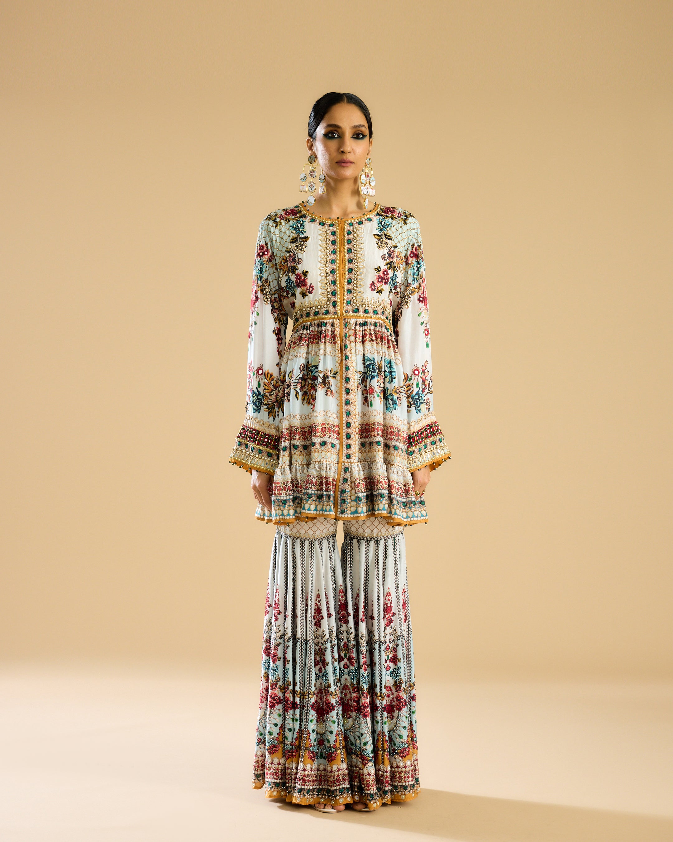 Nizam : Chinara - Ivory/Aqua