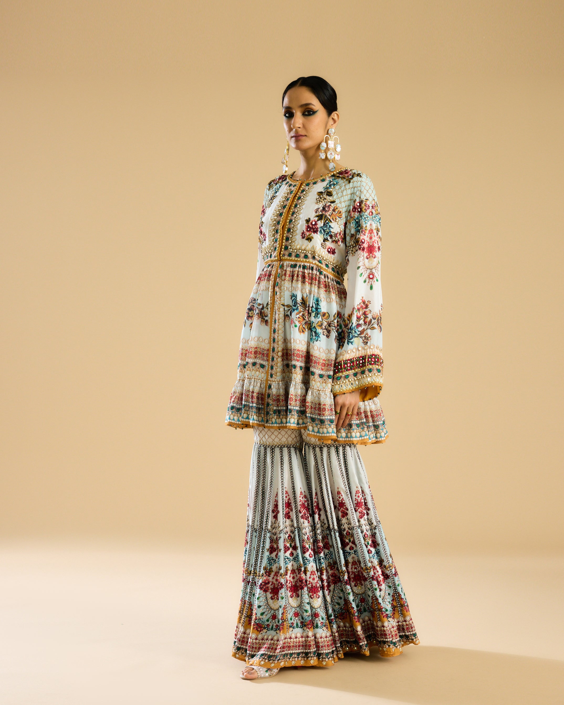 Nizam : Chinara - Ivory/Aqua