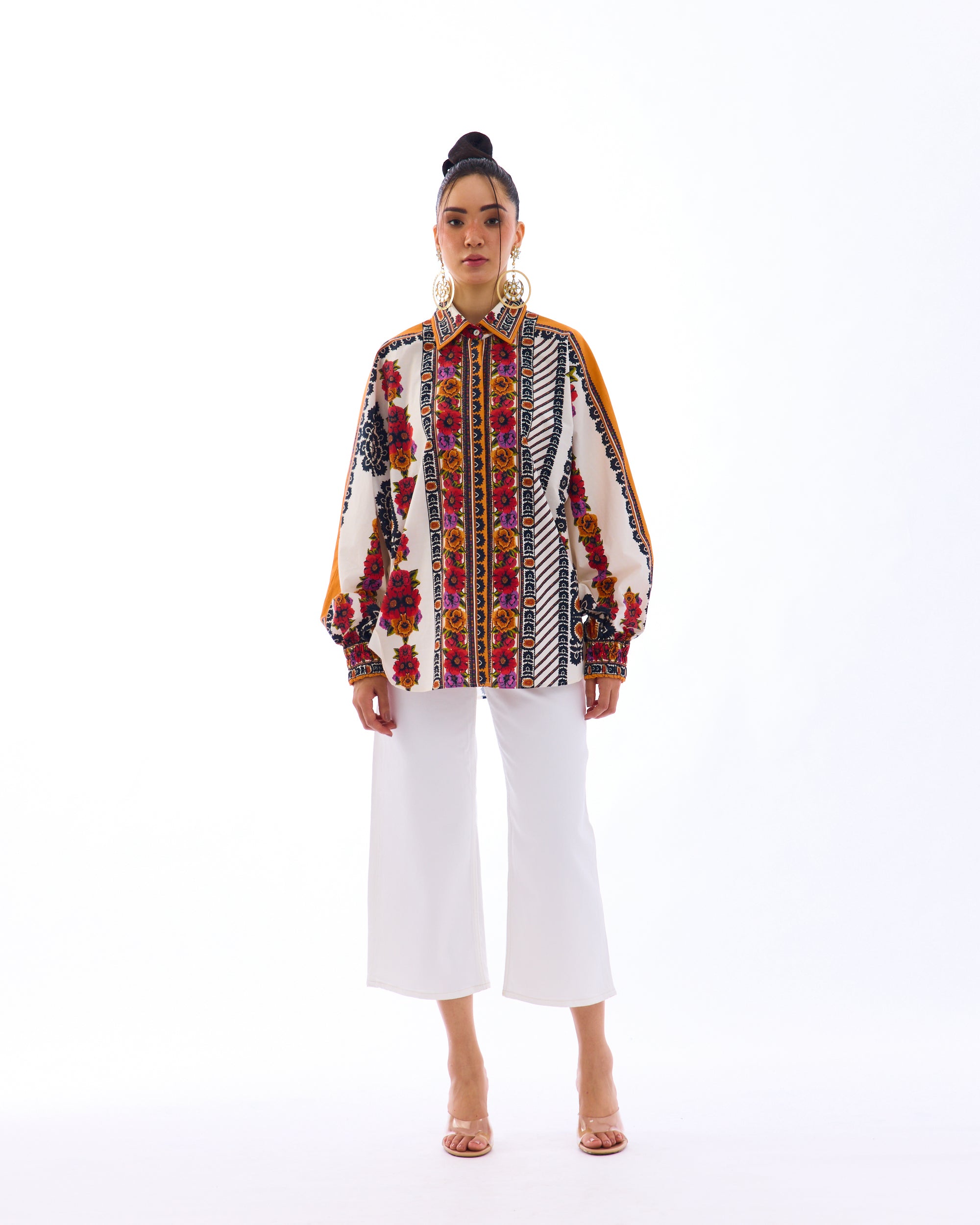 J'adore : Faiza - White/Orange