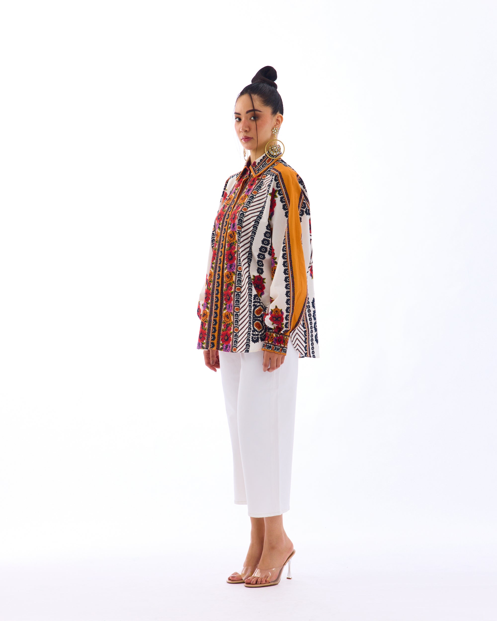 J'adore : Faiza - White/Orange