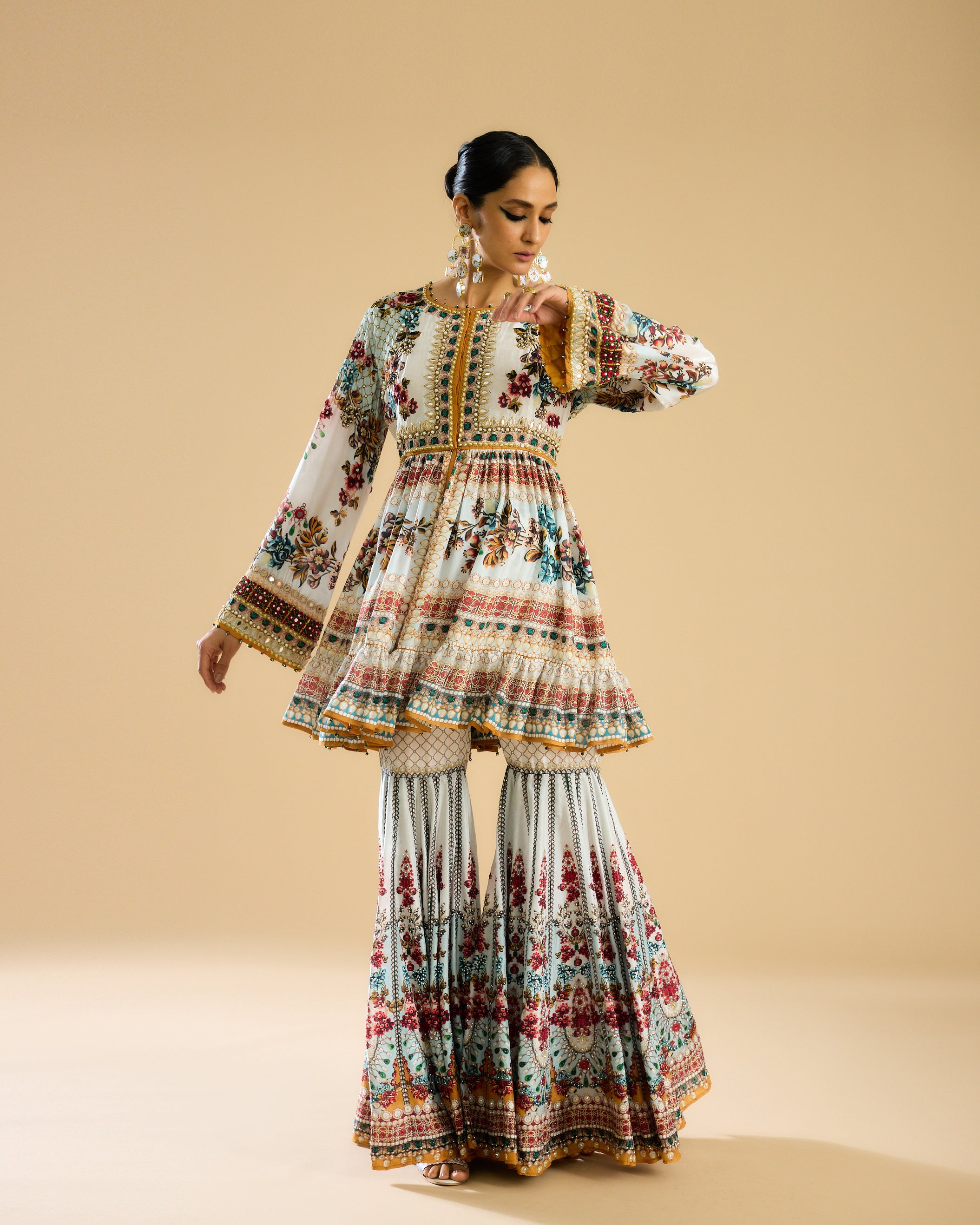 Nizam : Chinara - Ivory/Aqua