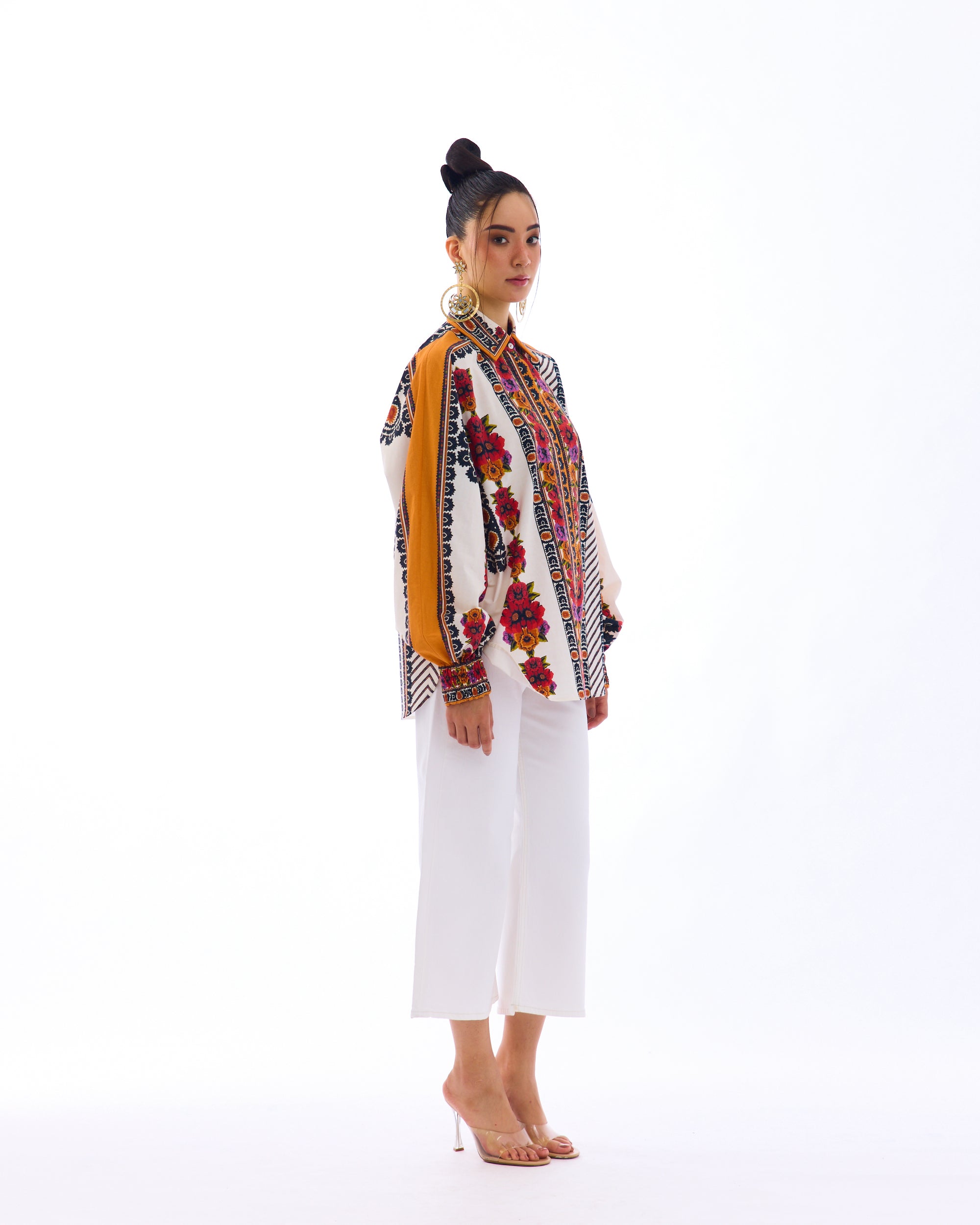 J'adore : Faiza - White/Orange