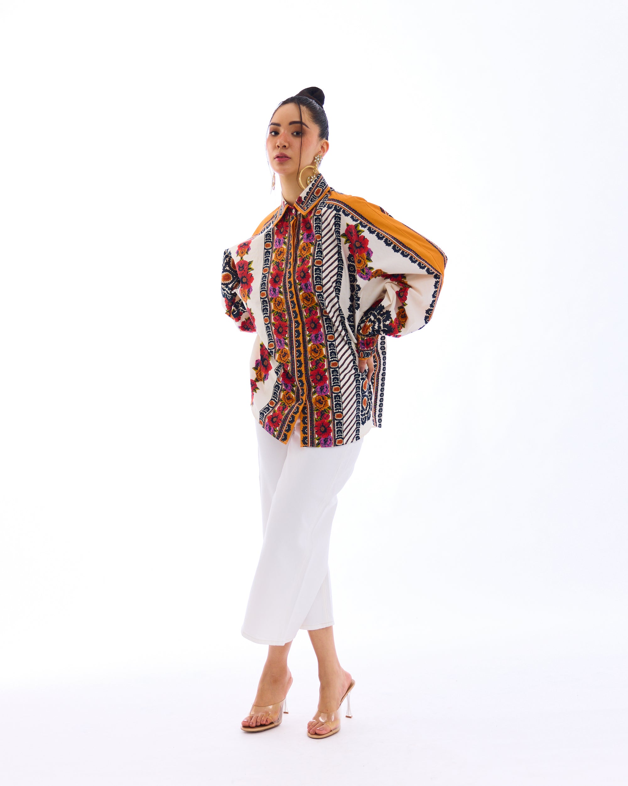 J'adore : Faiza - White/Orange