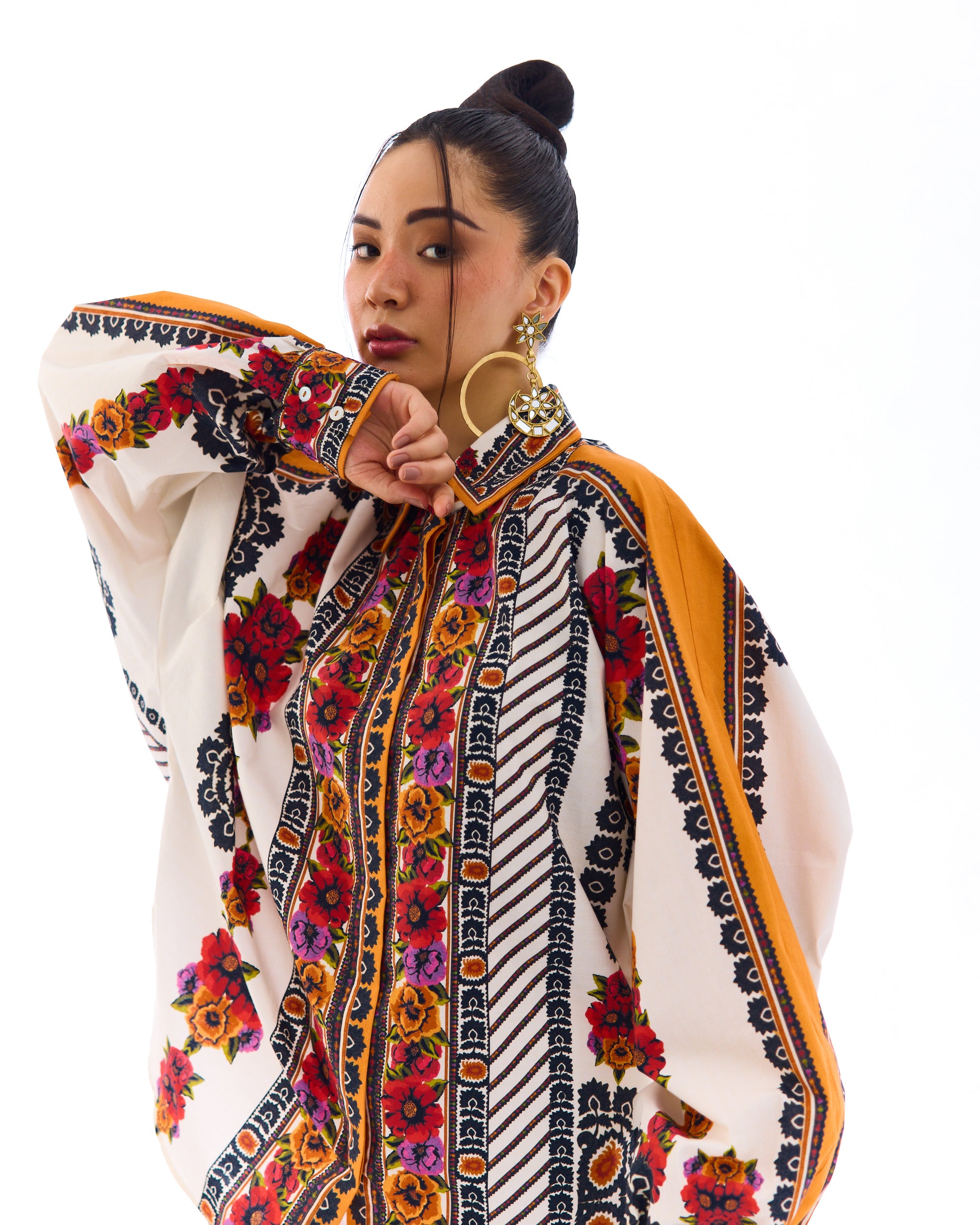 J'adore : Faiza - White/Orange