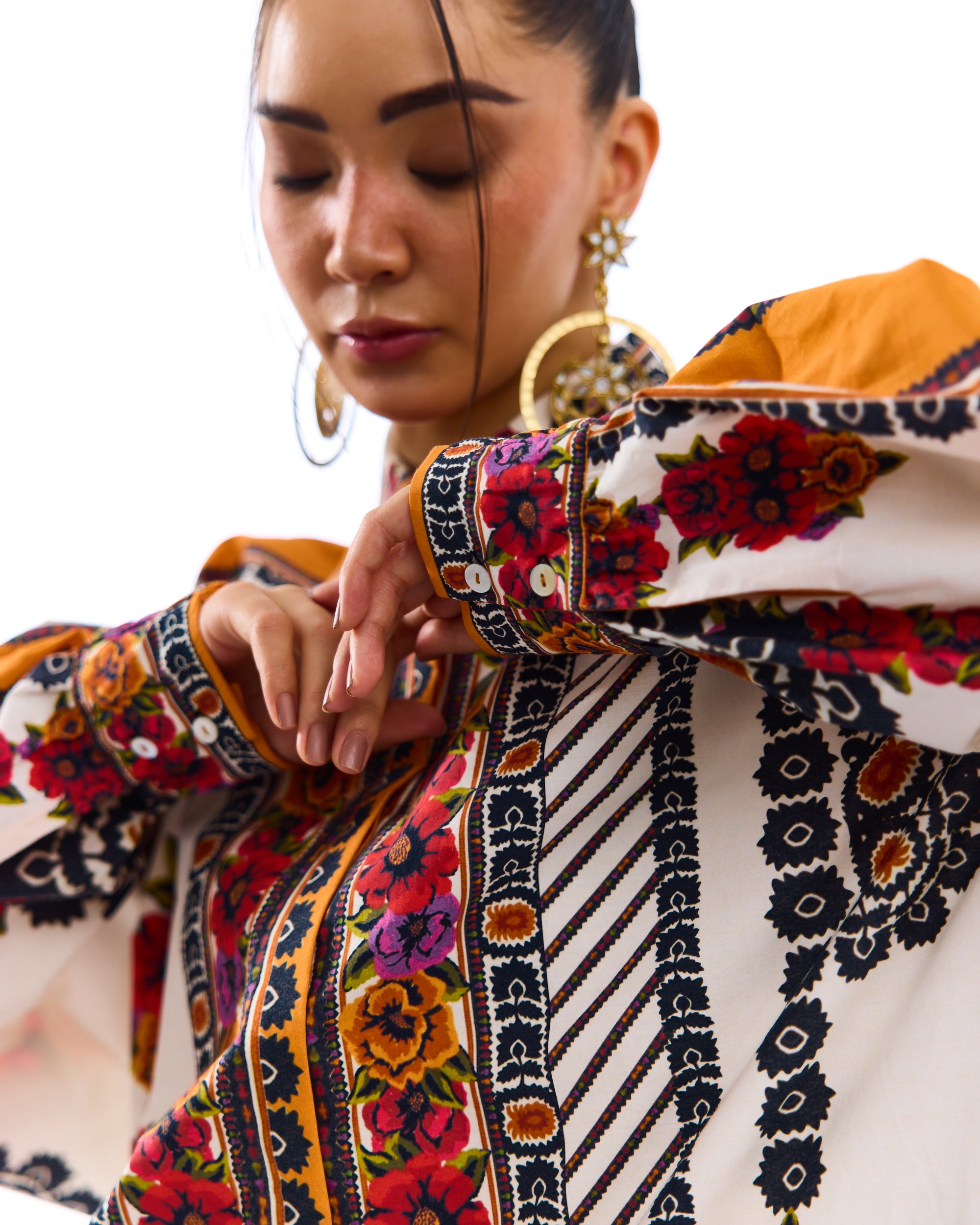 J'adore : Faiza - White/Orange