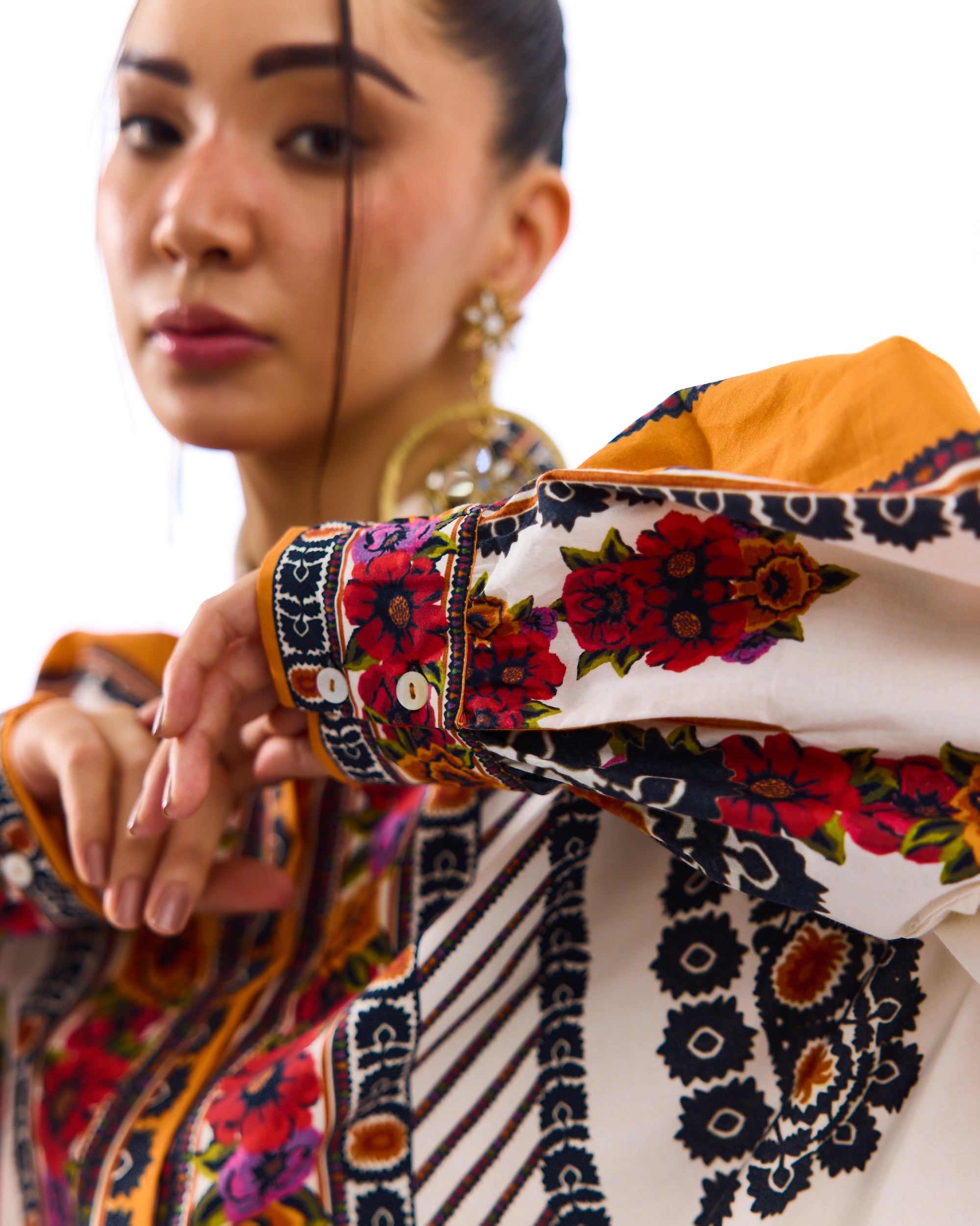 J'adore : Faiza - White/Orange