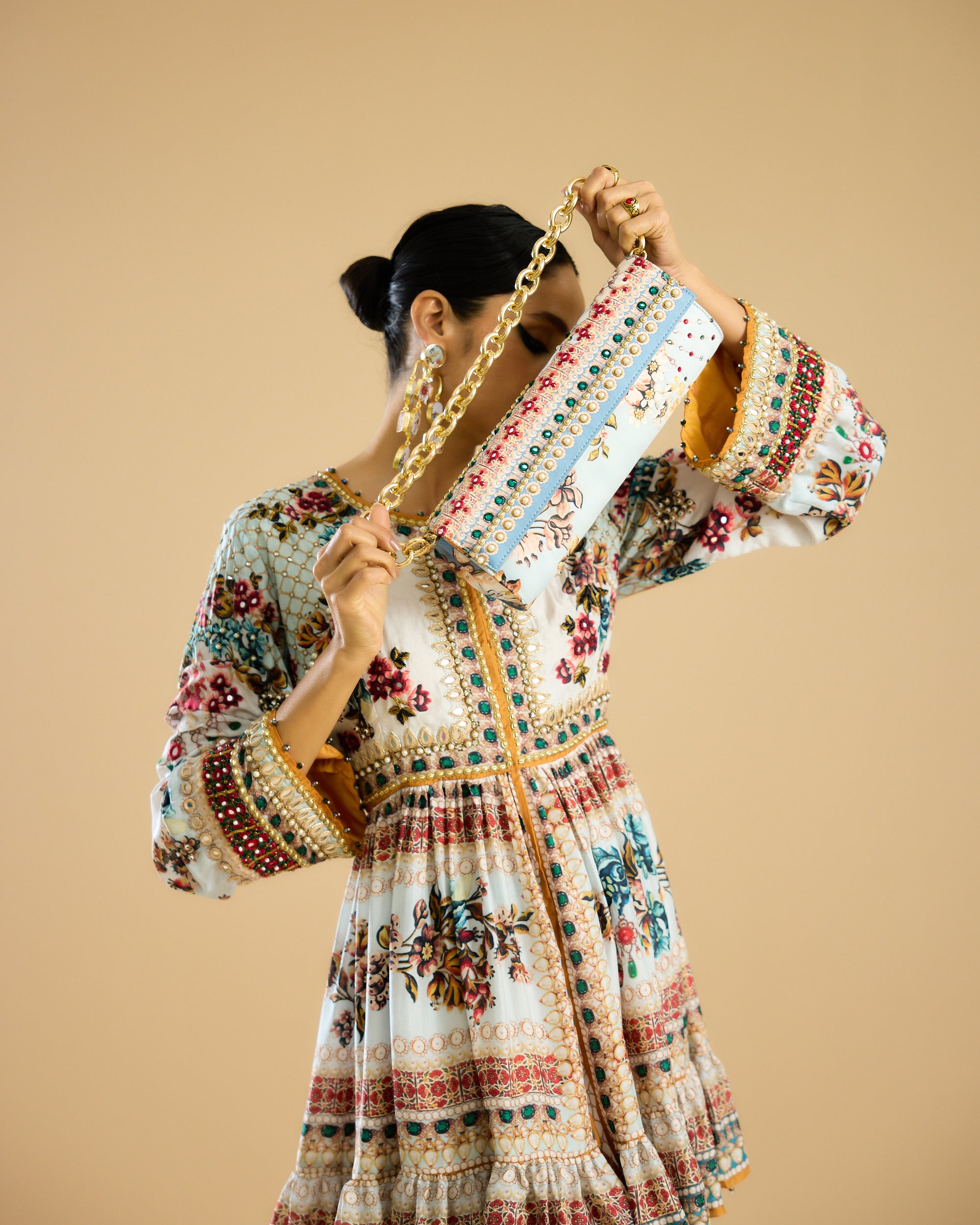 Nizam : Chinara - Ivory/Aqua