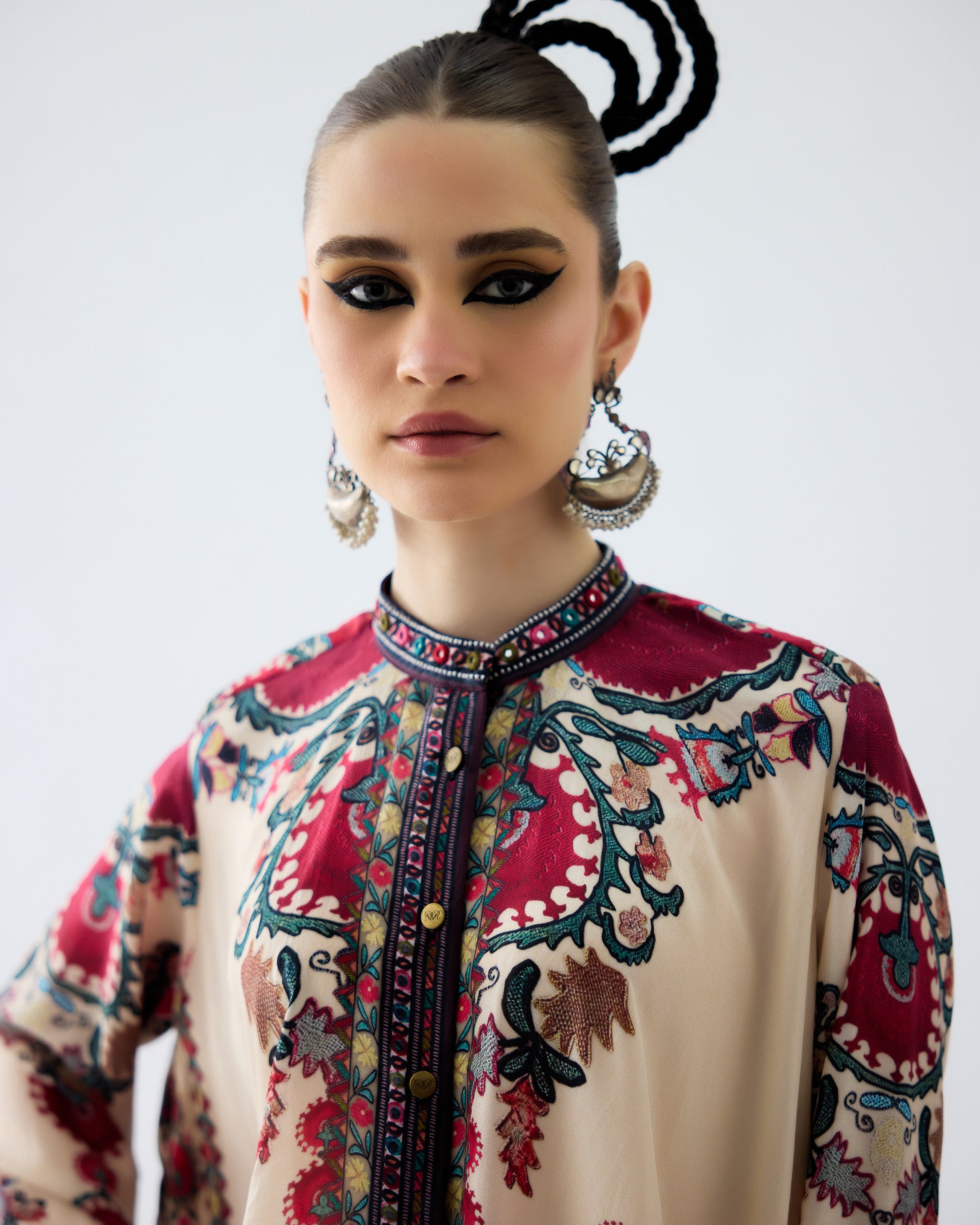 Bukhara : Nilofer - Maroon